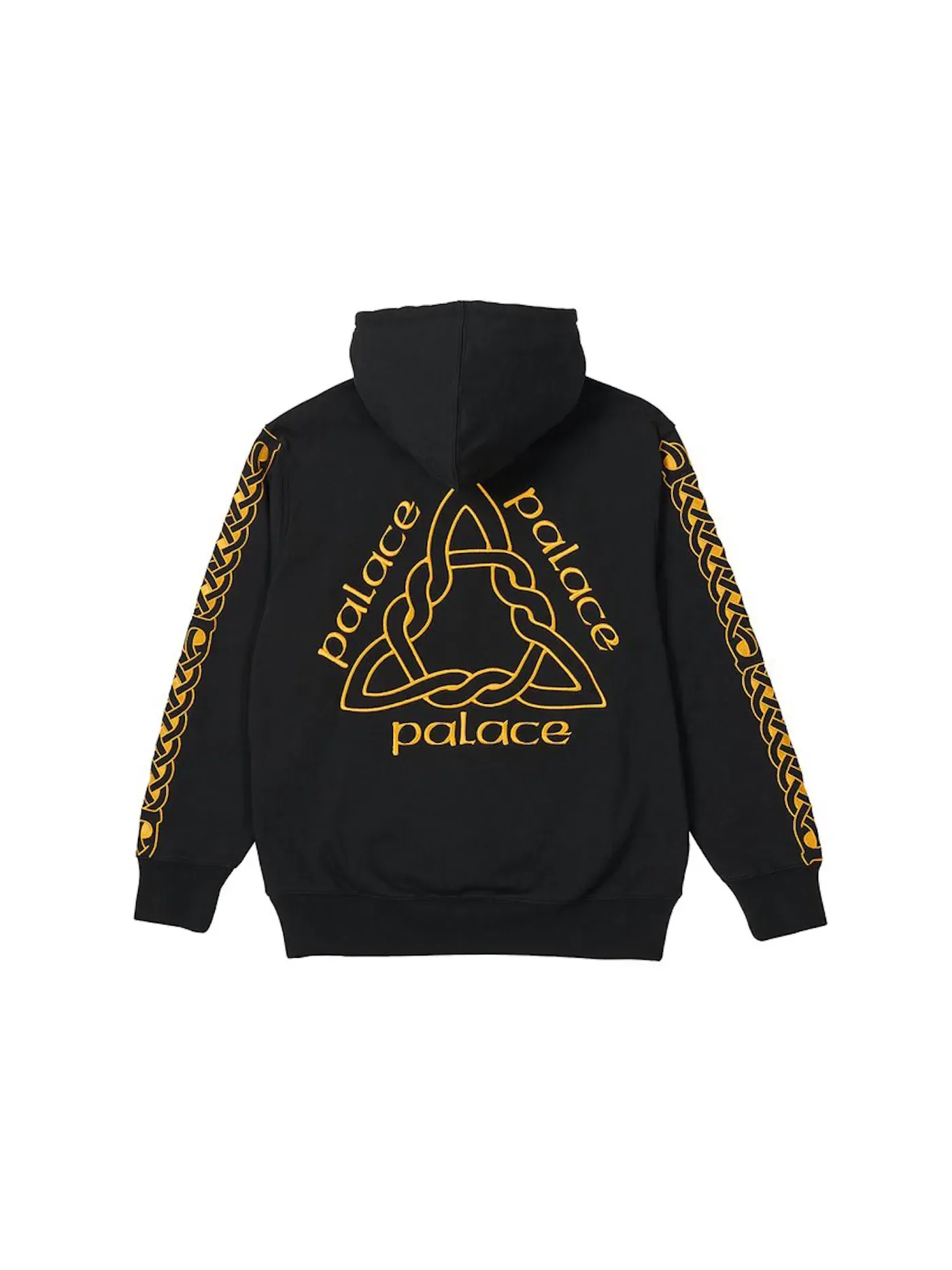 Мужская худи с принтом Palace Hood — изображение 1 из 2, черный