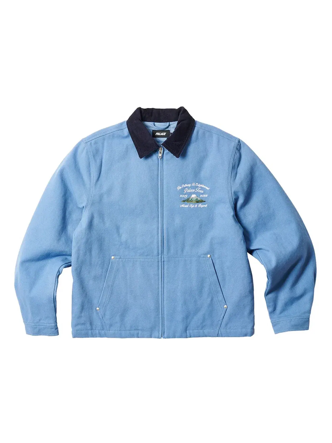 Мужская куртка с принтом Palace Zen Work Jacket — изображение 2 из 3, синий