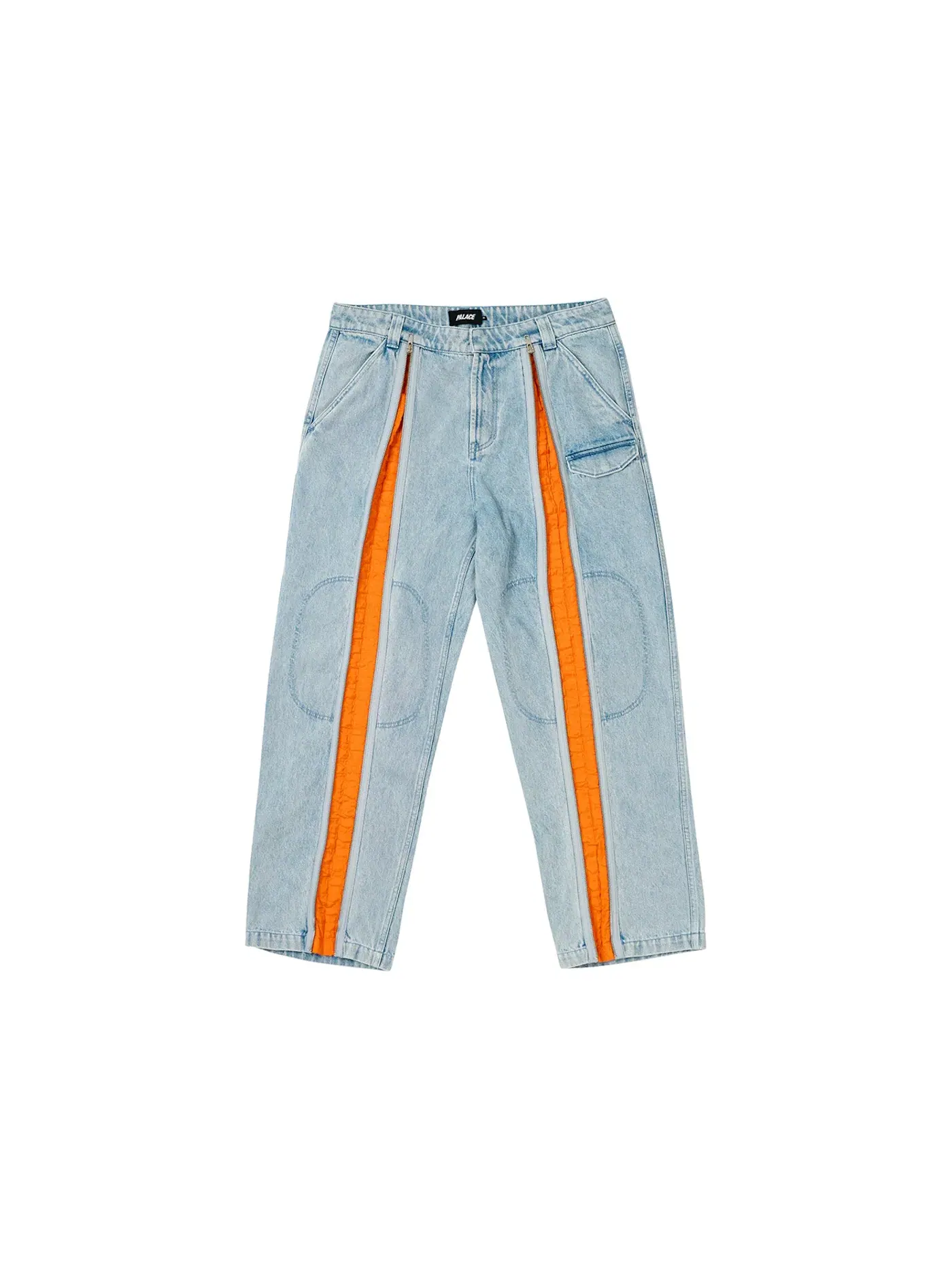 Мужские штаны с молнией Palace Zipped Flight Trouser, Stone Wash — изображение 1 из 2