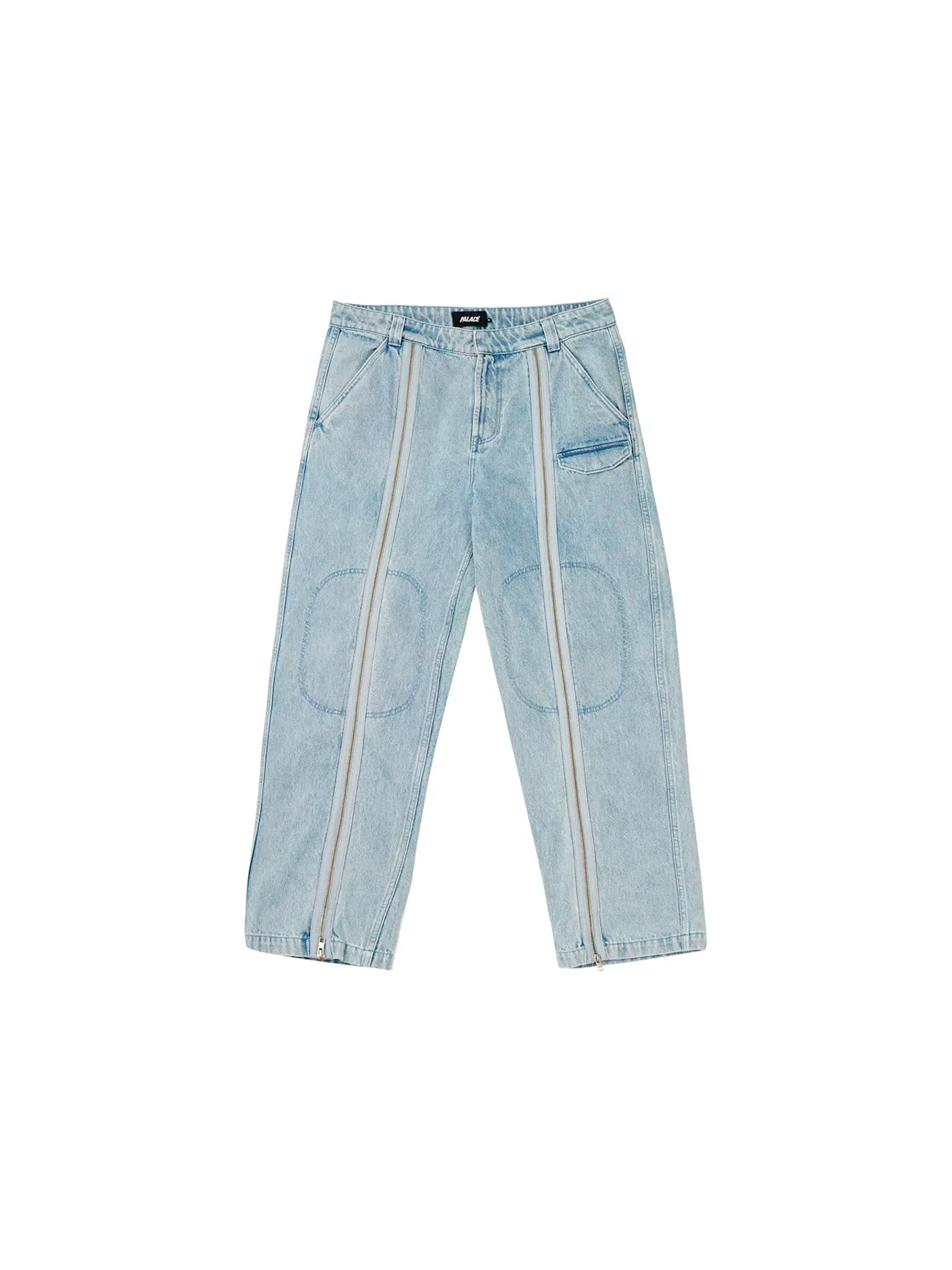 Мужские штаны с молнией Palace Zipped Flight Trouser, Stone Wash — изображение 2 из 2