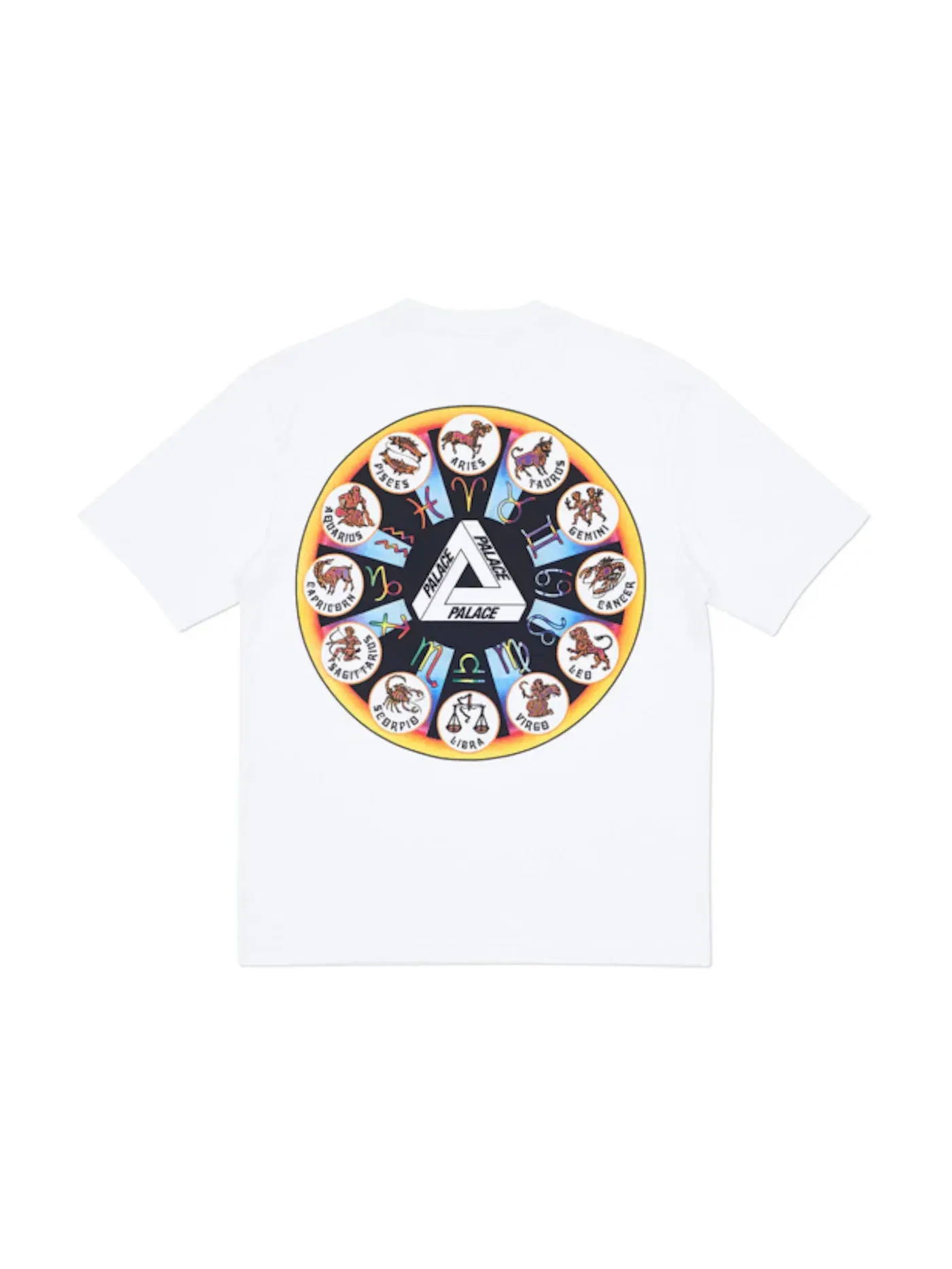 Мужская футболка с принтом Palace T-shirt — изображение 2 из 2, белый