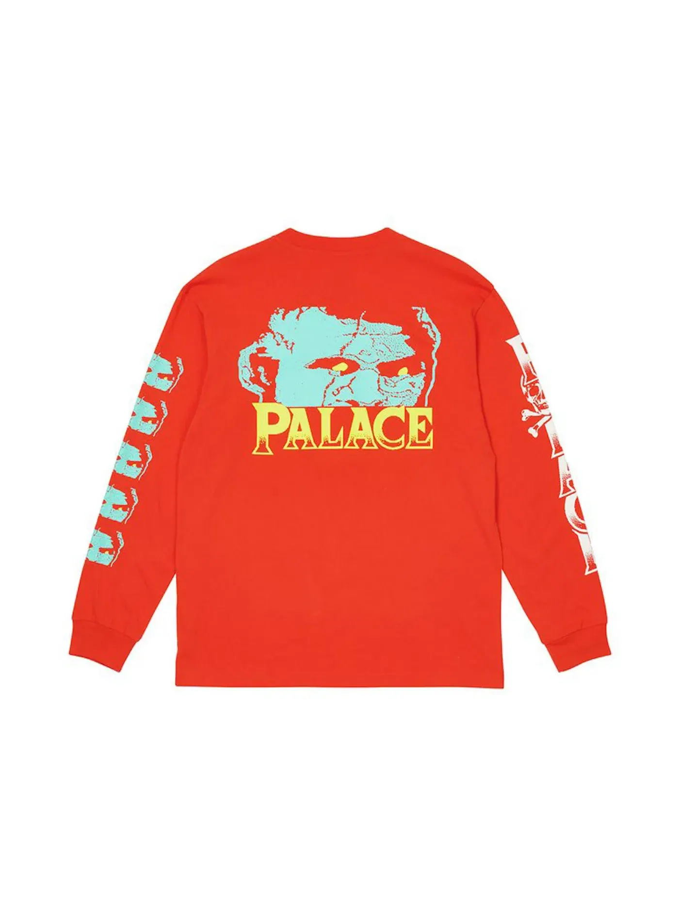 Мужская футболка с длинным рукавом Palace Zombie Longsleeve — изображение 2 из 2, красный