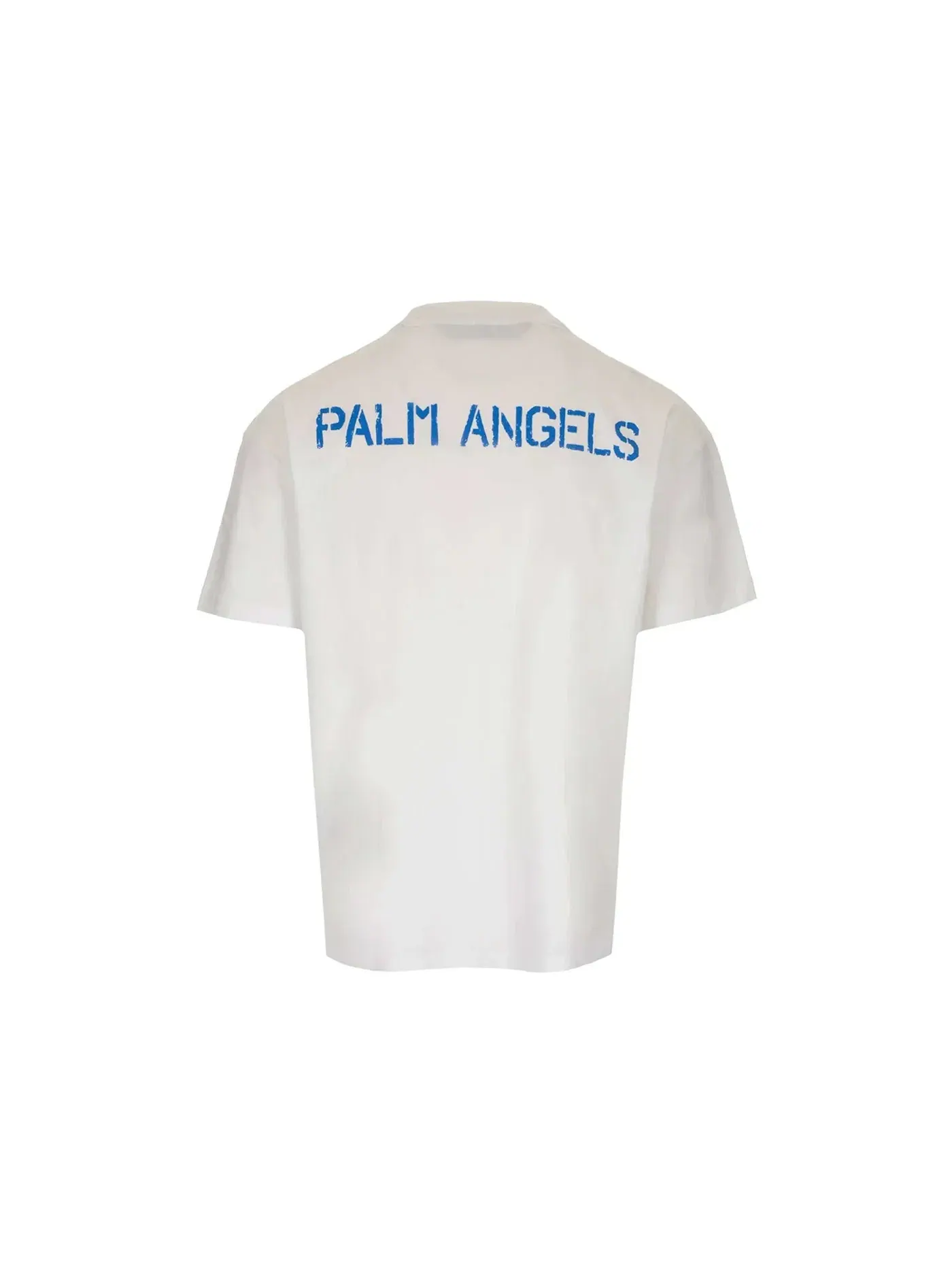 Мужская футболка с принтом Palm Angels — изображение 2 из 2, белый