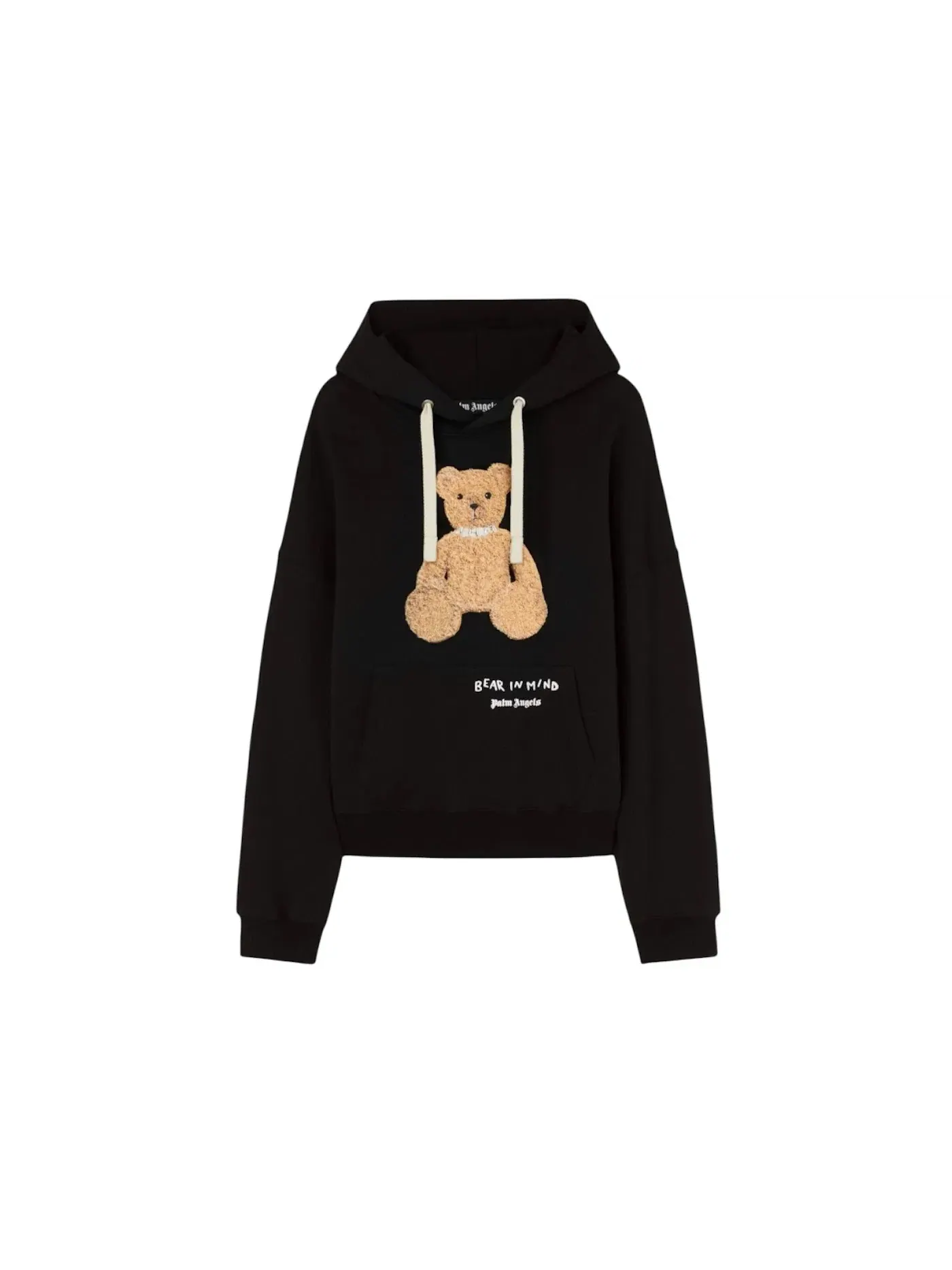 Мужской худи с принтом Hoodie Palm Angels — изображение 1 из 1, черный/белый