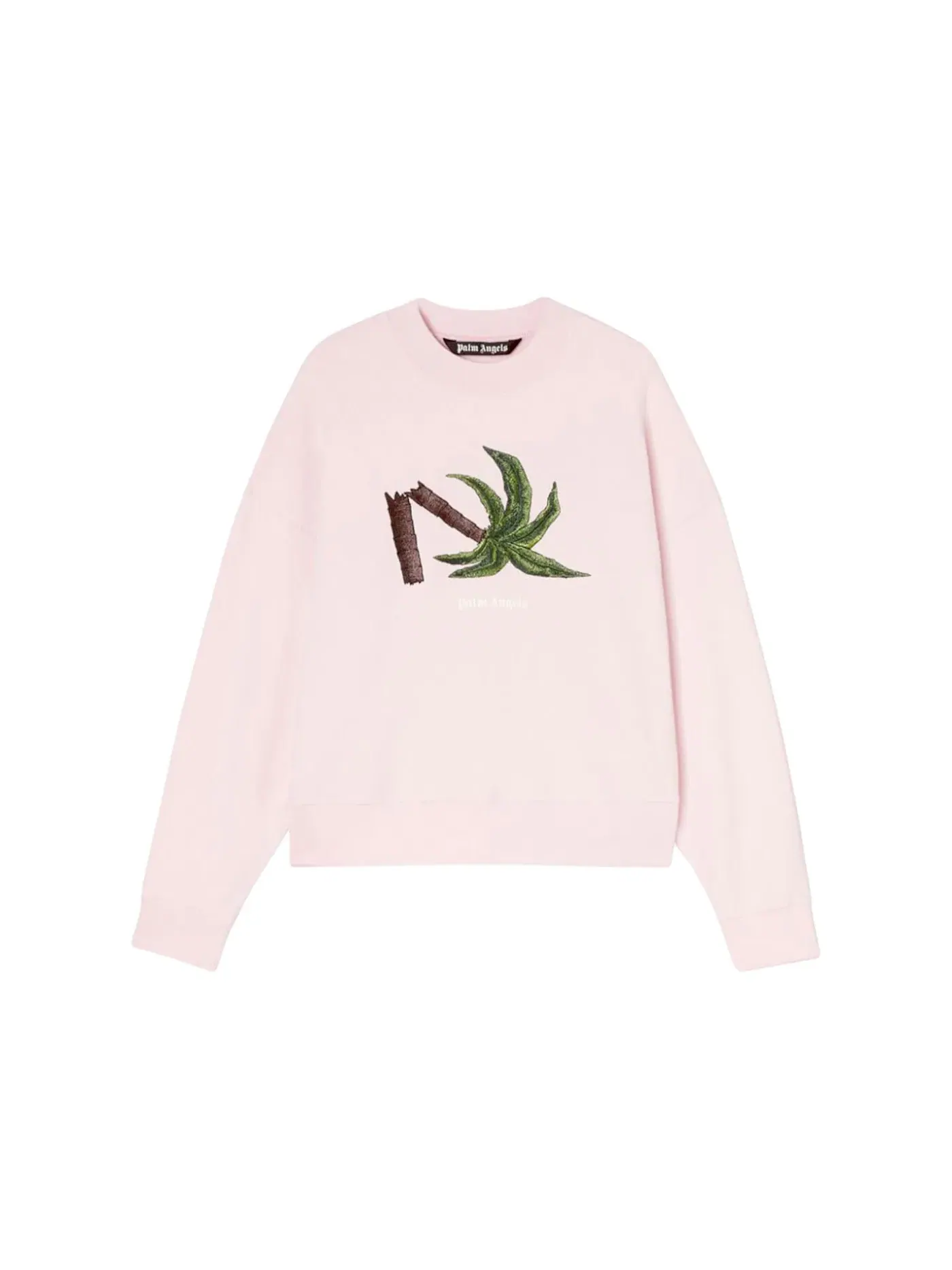 Мужской свитшот Broken Palm Pink/Green Palm Angels — изображение 1 из 1