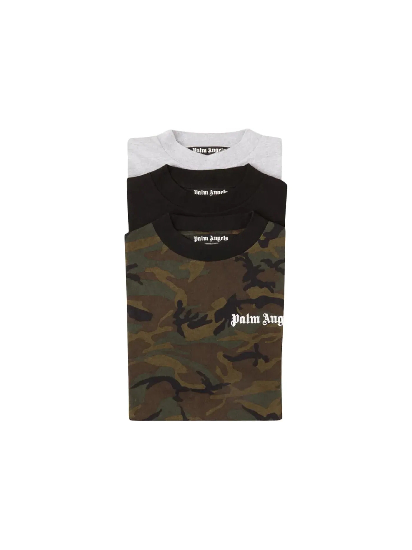 Мужская футболка с принтом Camo Tripack Classic T-Shirt Palm Angels — изображение 1 из 1, мульти