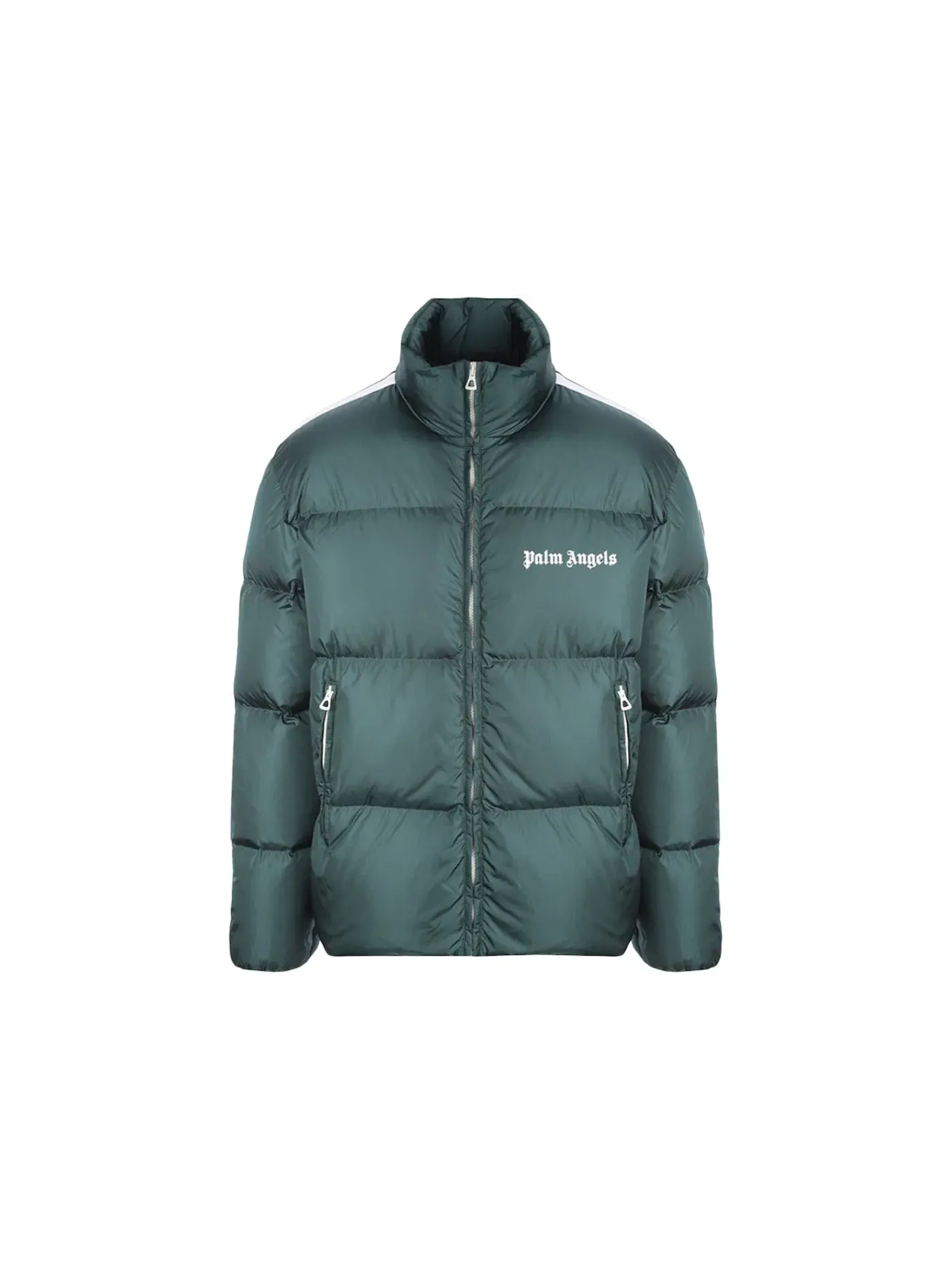 Мужская куртка Classic Track Down Jacket Palm Angels — изображение 1 из 2, зеленый белый
