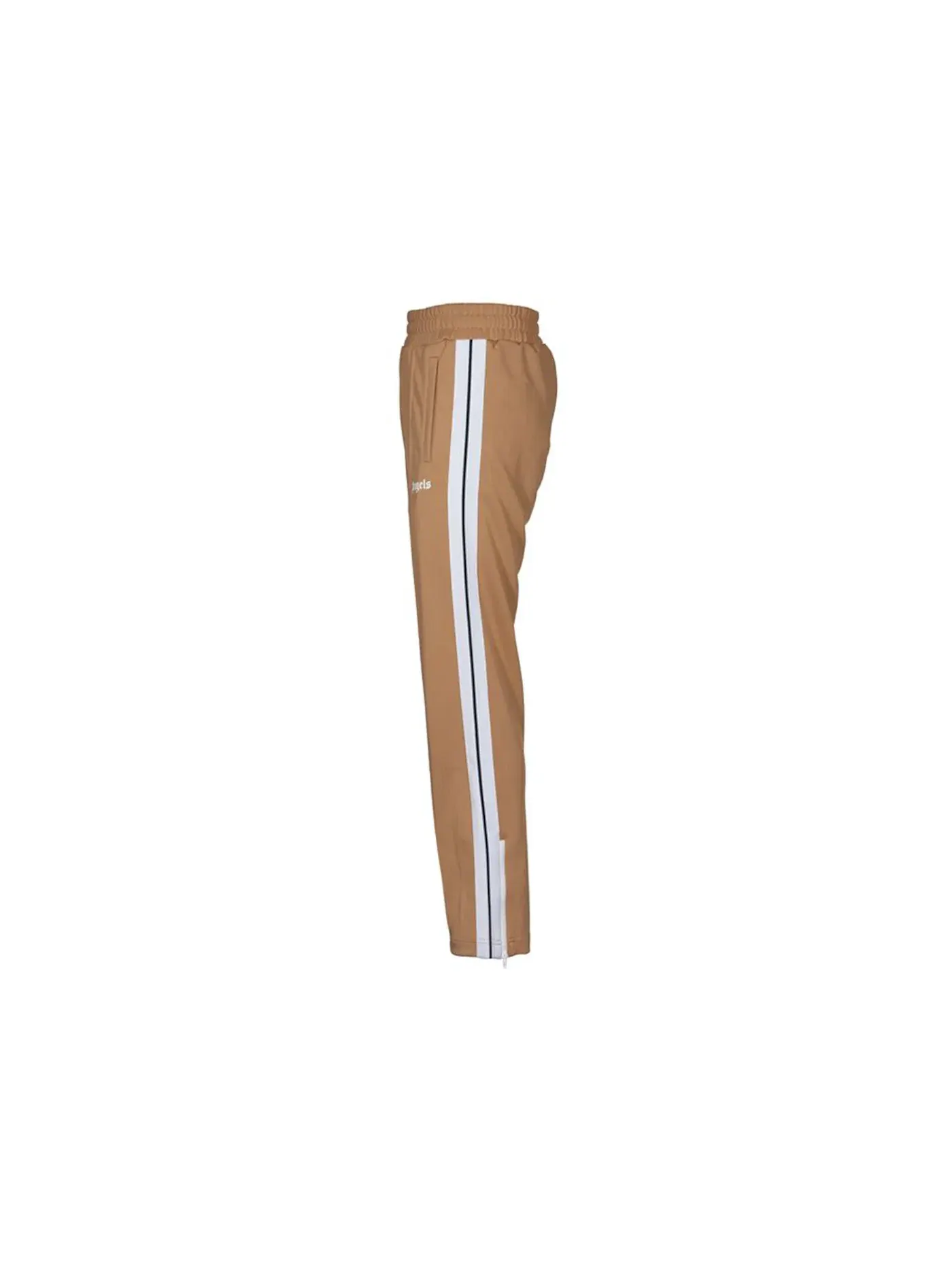Мужские спортивные брюки Classic Track Pant Palm Angels — изображение 2 из 3, бежевый белый