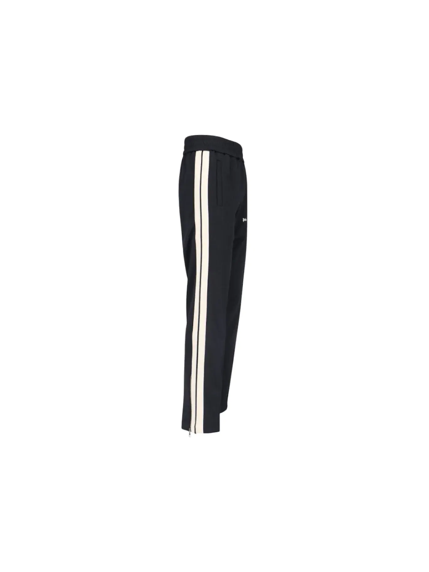 Мужские спортивные брюки с боковыми полосами Palm Angels Track Pants — изображение 2 из 3, черный/белый