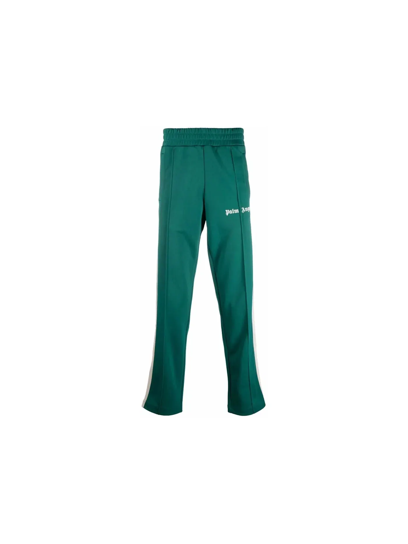 Мужские спортивные штаны с принтом Track Pants Palm Angels — изображение 1 из 1, зеленый/белый