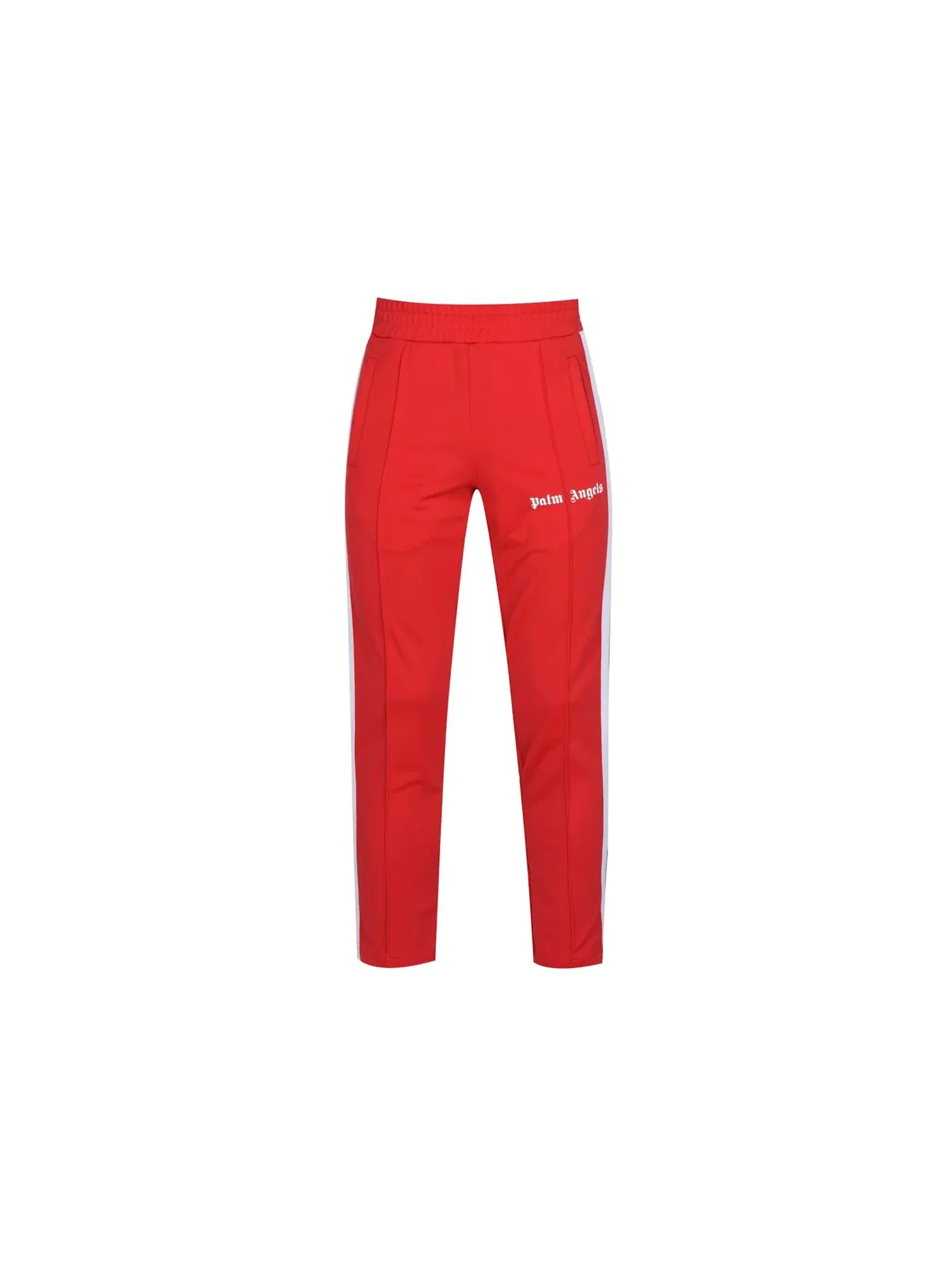 Мужские спортивные брюки с лампасами Palm Angels Track Pants — изображение 1 из 1, красный