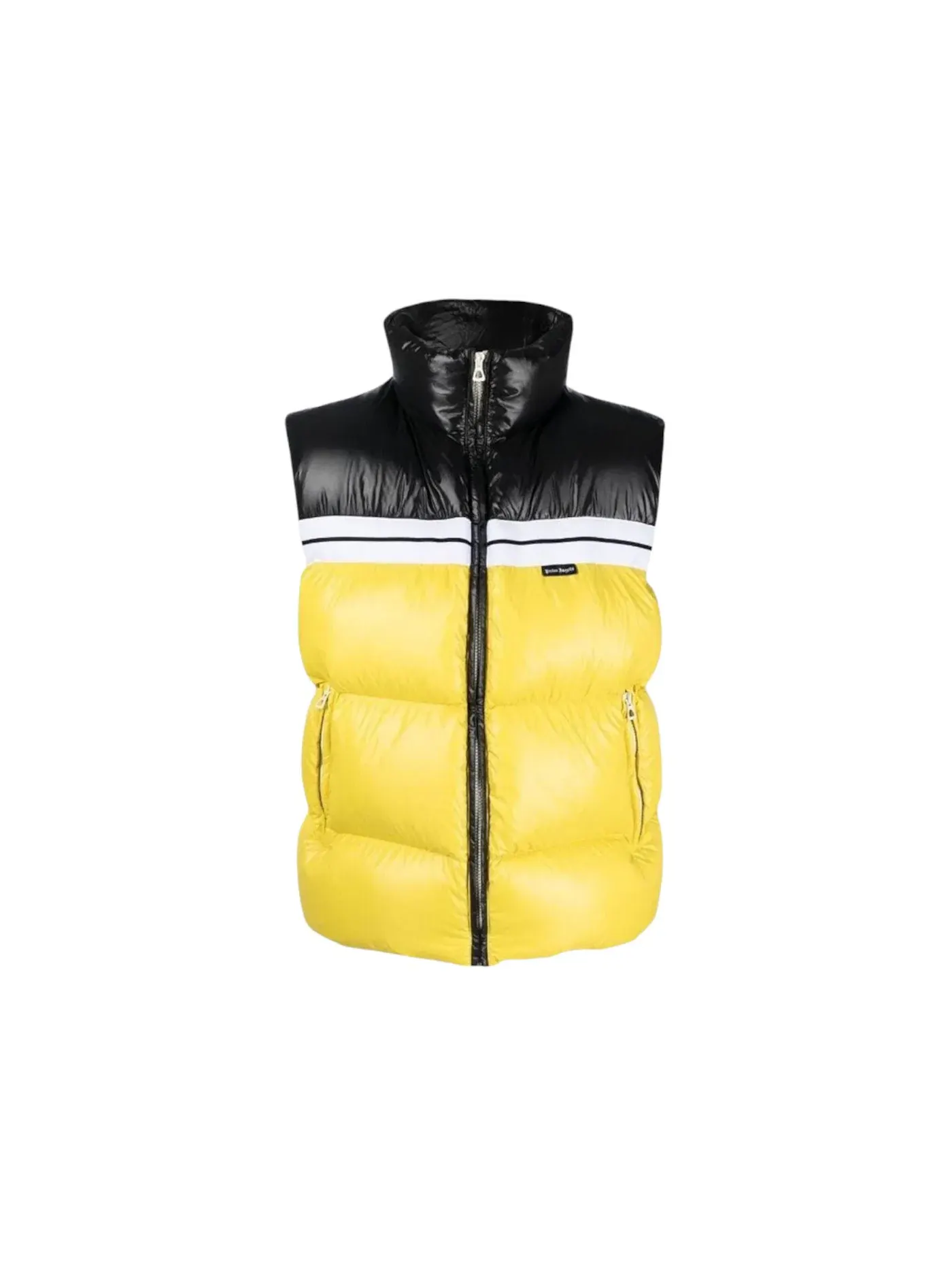 Мужской жилет с принтом Palm Angels Vest — изображение 1 из 1, черный/желтый
