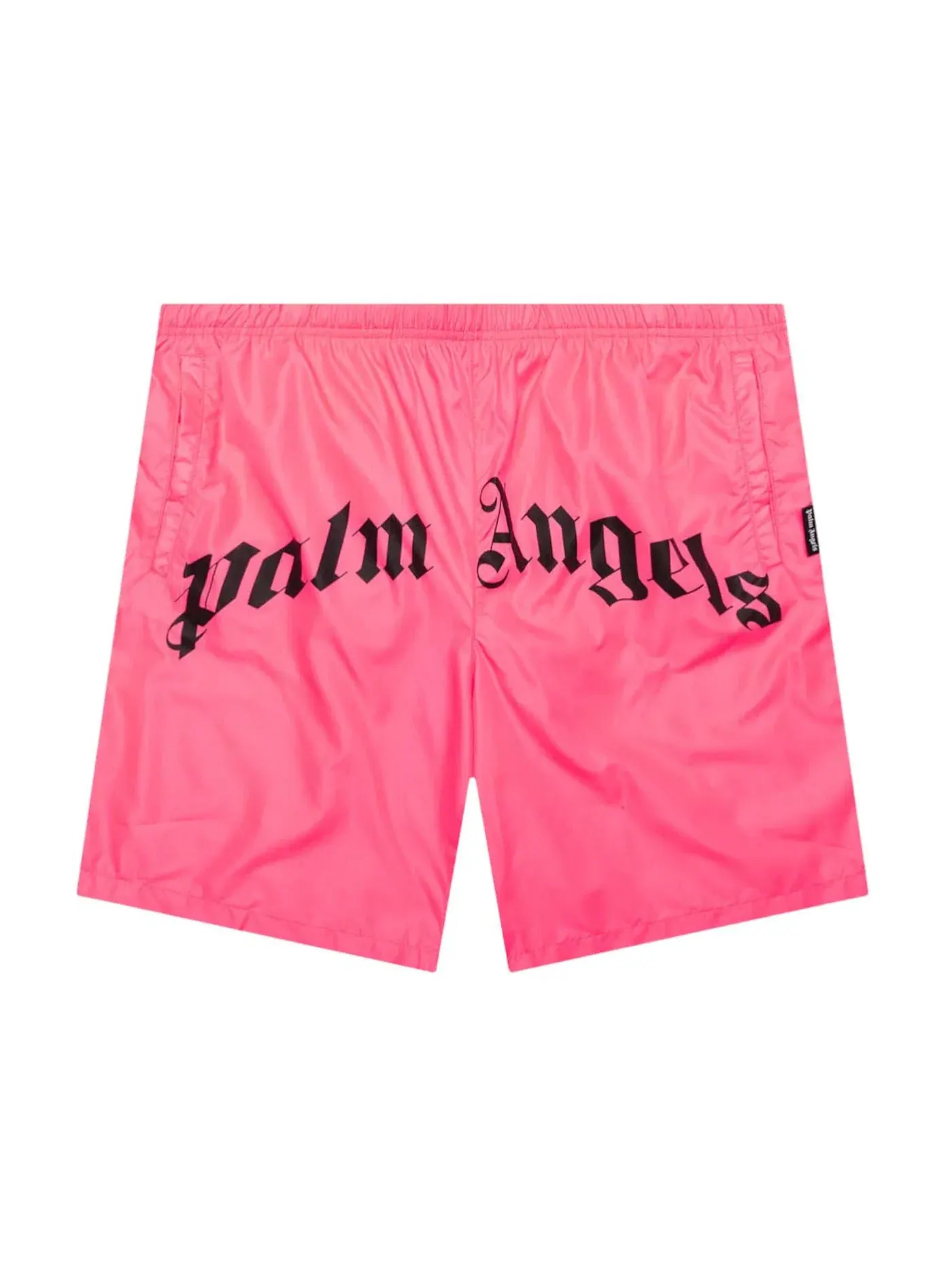Мужские шорты для плавания с принтом Palm Angels — изображение 1 из 1, розовый черный