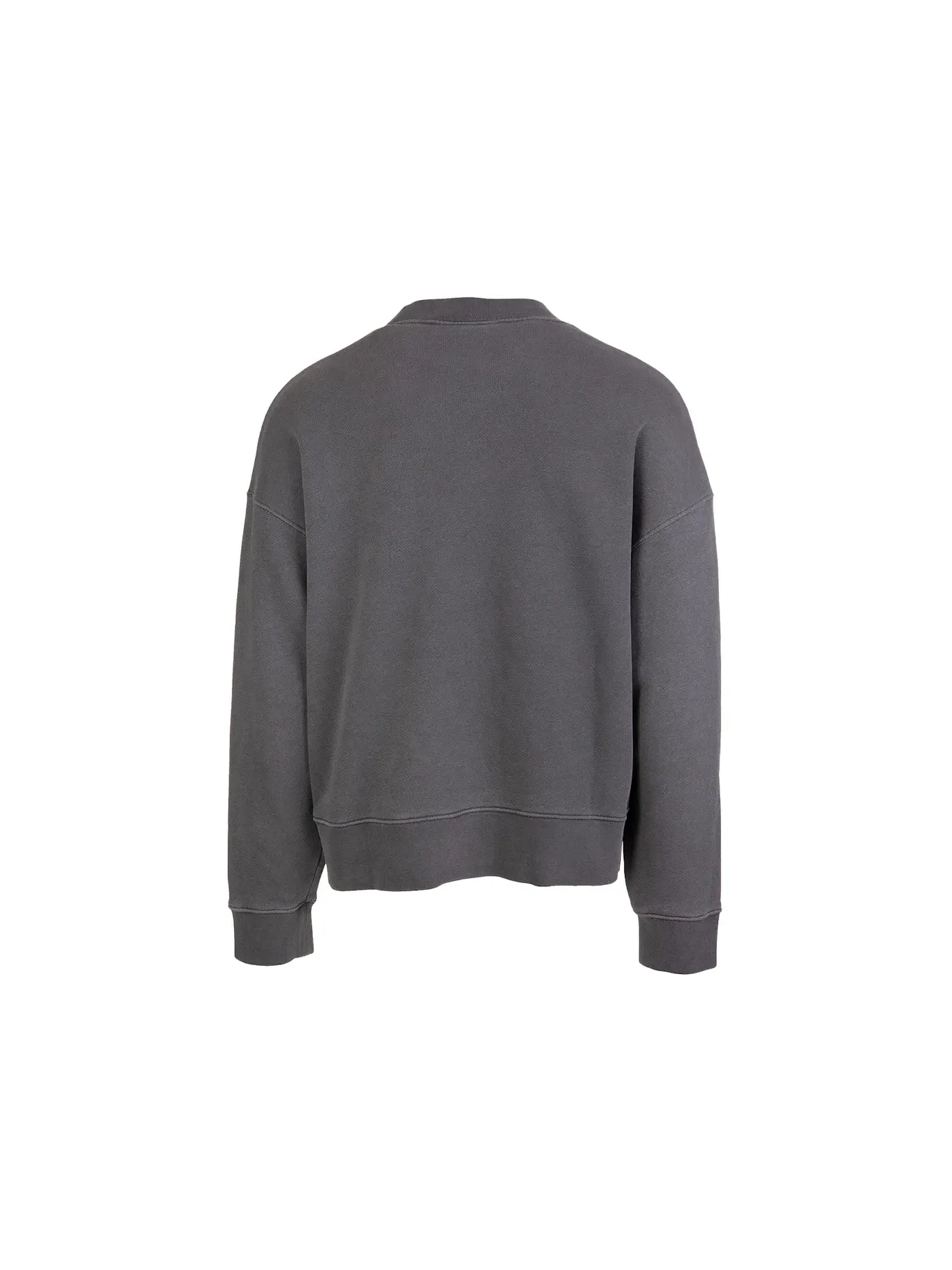 Мужской свитшот с длинным рукавом Crewneck Palm Angels — изображение 2 из 2, черный/белый