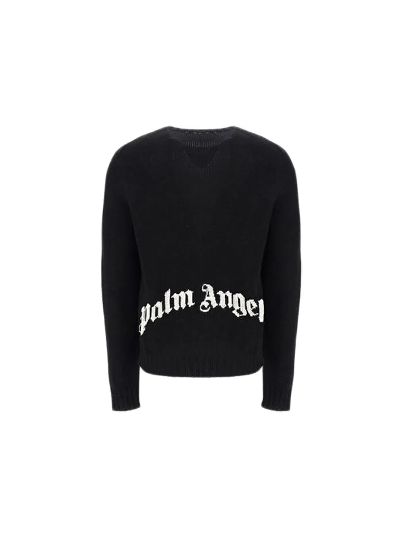 Мужской свитшот с логотипом Palm Angels — изображение 2 из 2, черный/белый