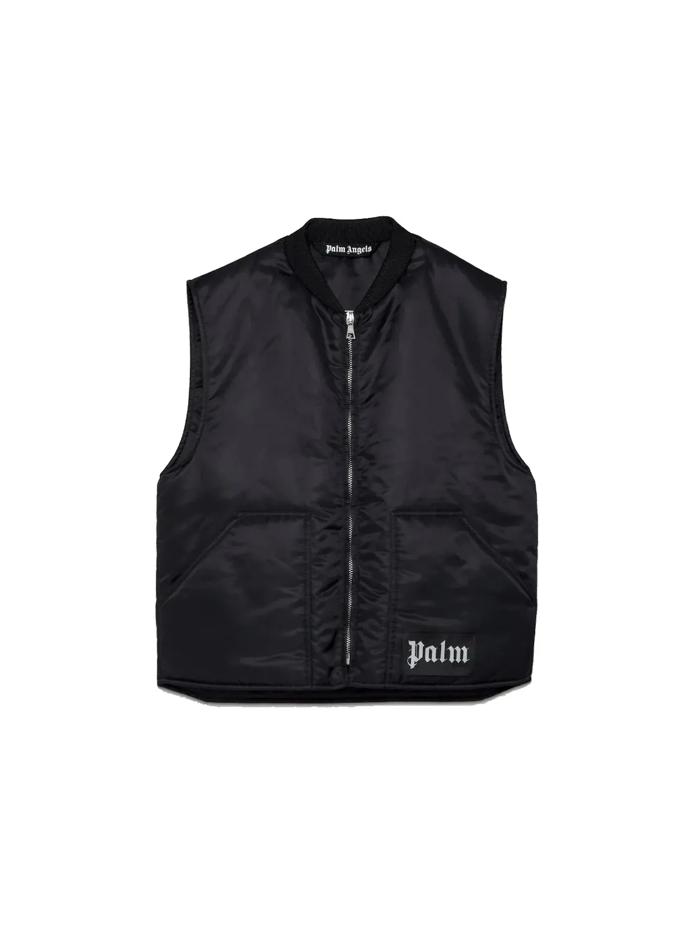 Мужской жилет с логотипом Palm Angels — изображение 1 из 2, черный