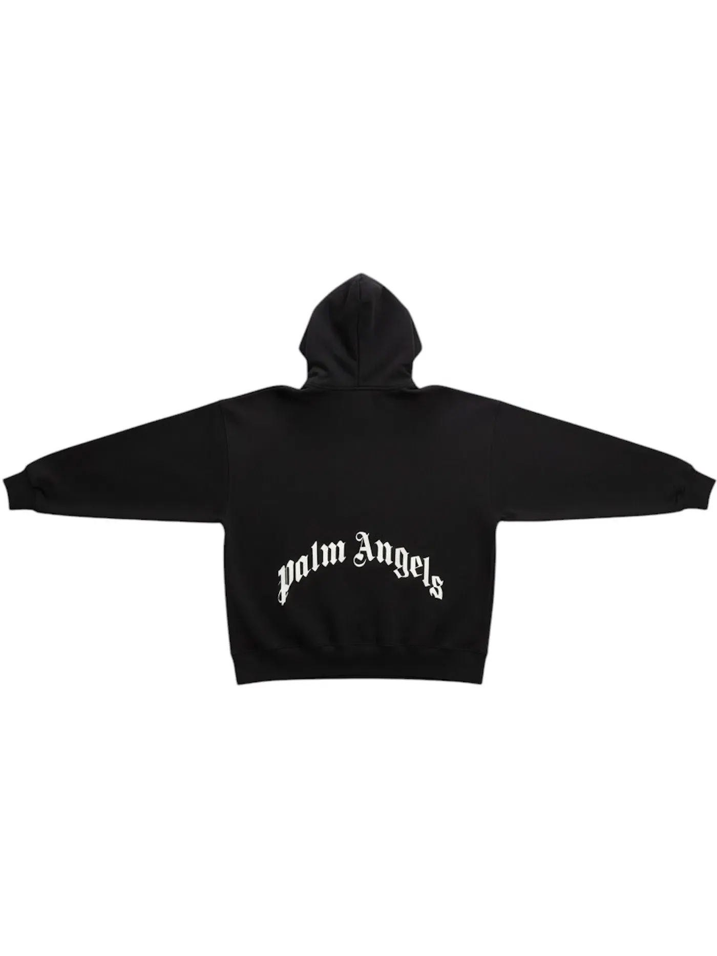Мужская худи с принтом Hoodie Palm Angels — изображение 2 из 2, черный/белый
