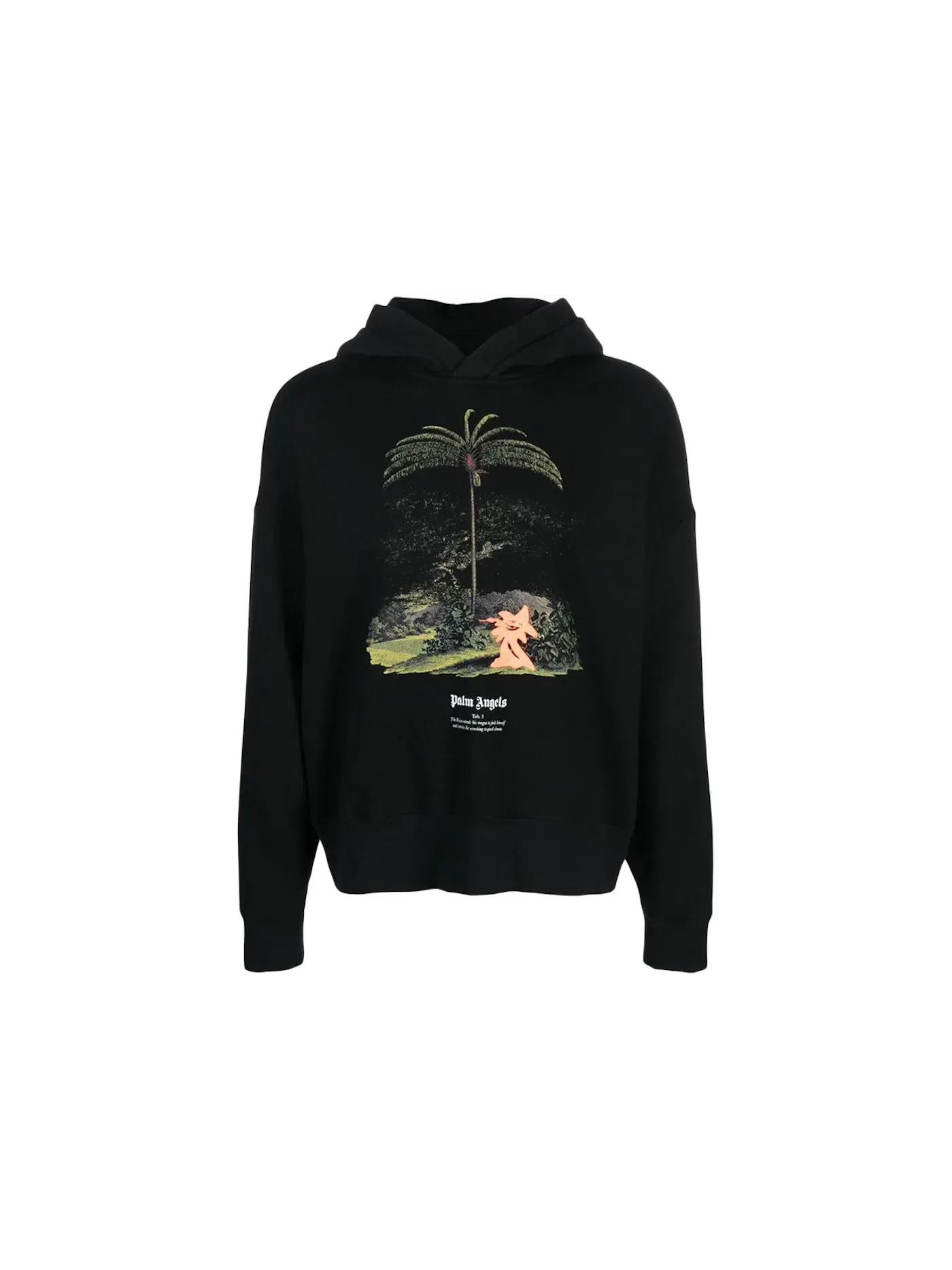 Мужская худи Palm Angels Enzo From The Tropics — изображение 1 из 1, черный