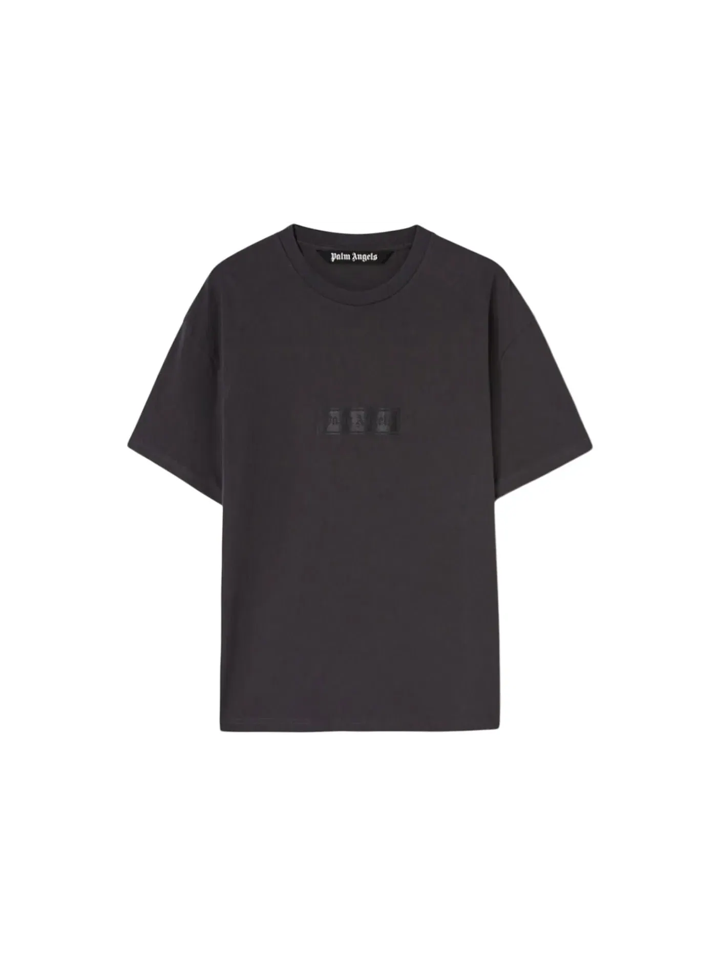 Мужская футболка с принтом Palm Angels T-Shirt — изображение 1 из 1, черный/белый