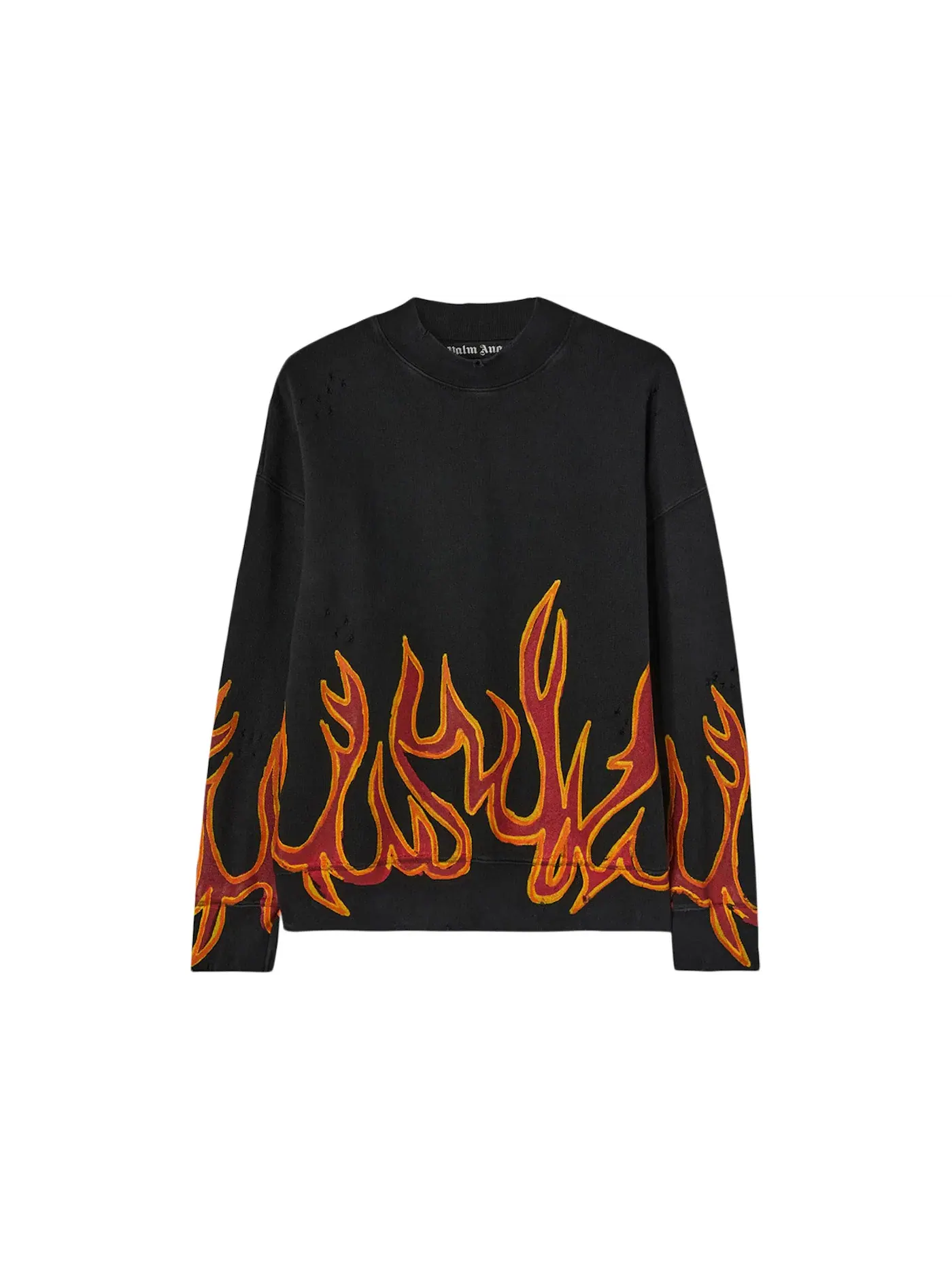 Мужской свитшот с принтом Sweatshirt Palm Angels — изображение 1 из 1, черный/красный