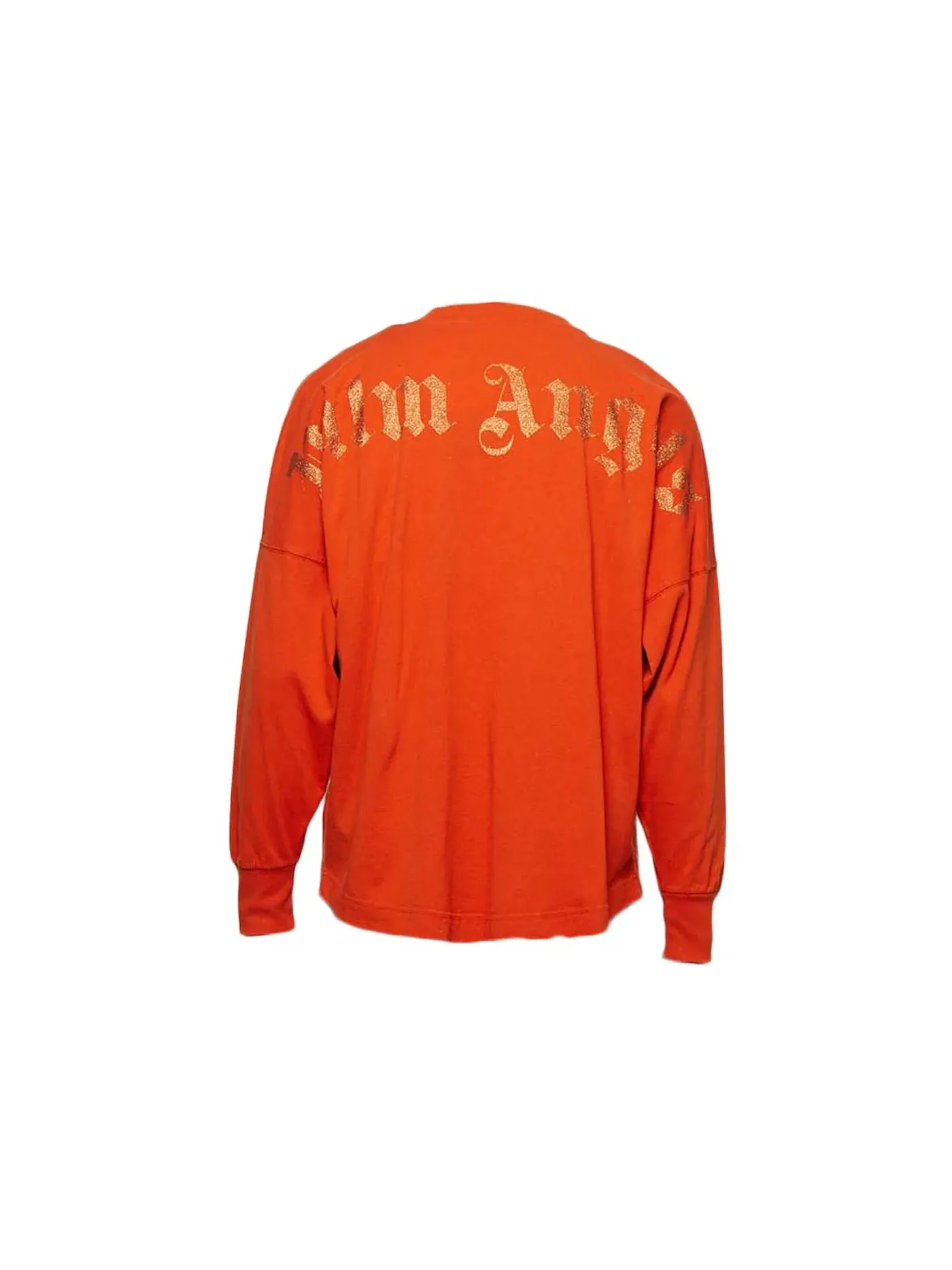 Мужская футболка с принтом Palm Angels Tee — изображение 2 из 2, оранжевый