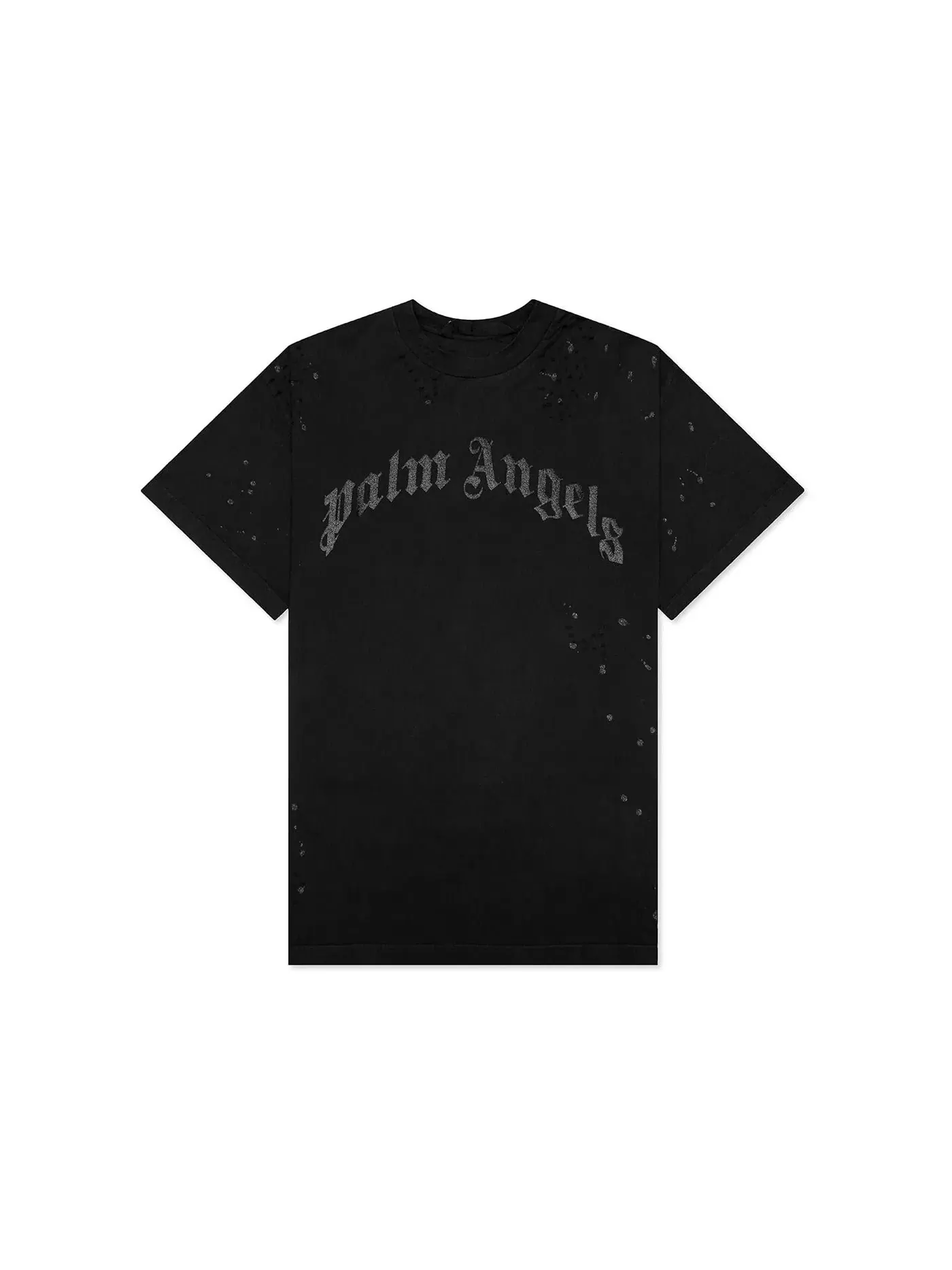 Мужская футболка с принтом Palm Angels — изображение 1 из 1, черный