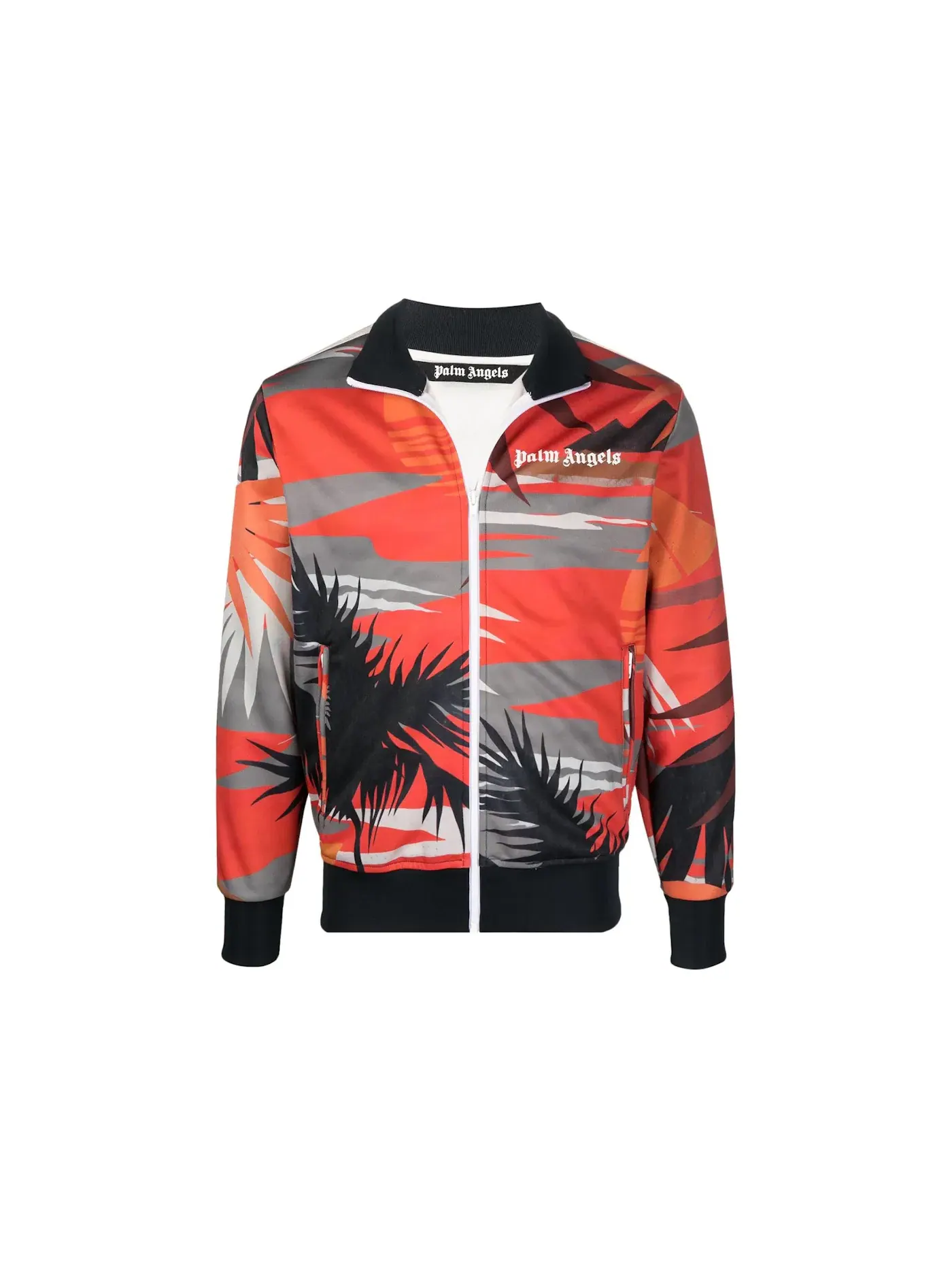 Мужская куртка с принтом Palm Angels — изображение 1 из 2, красный/мульти/белый