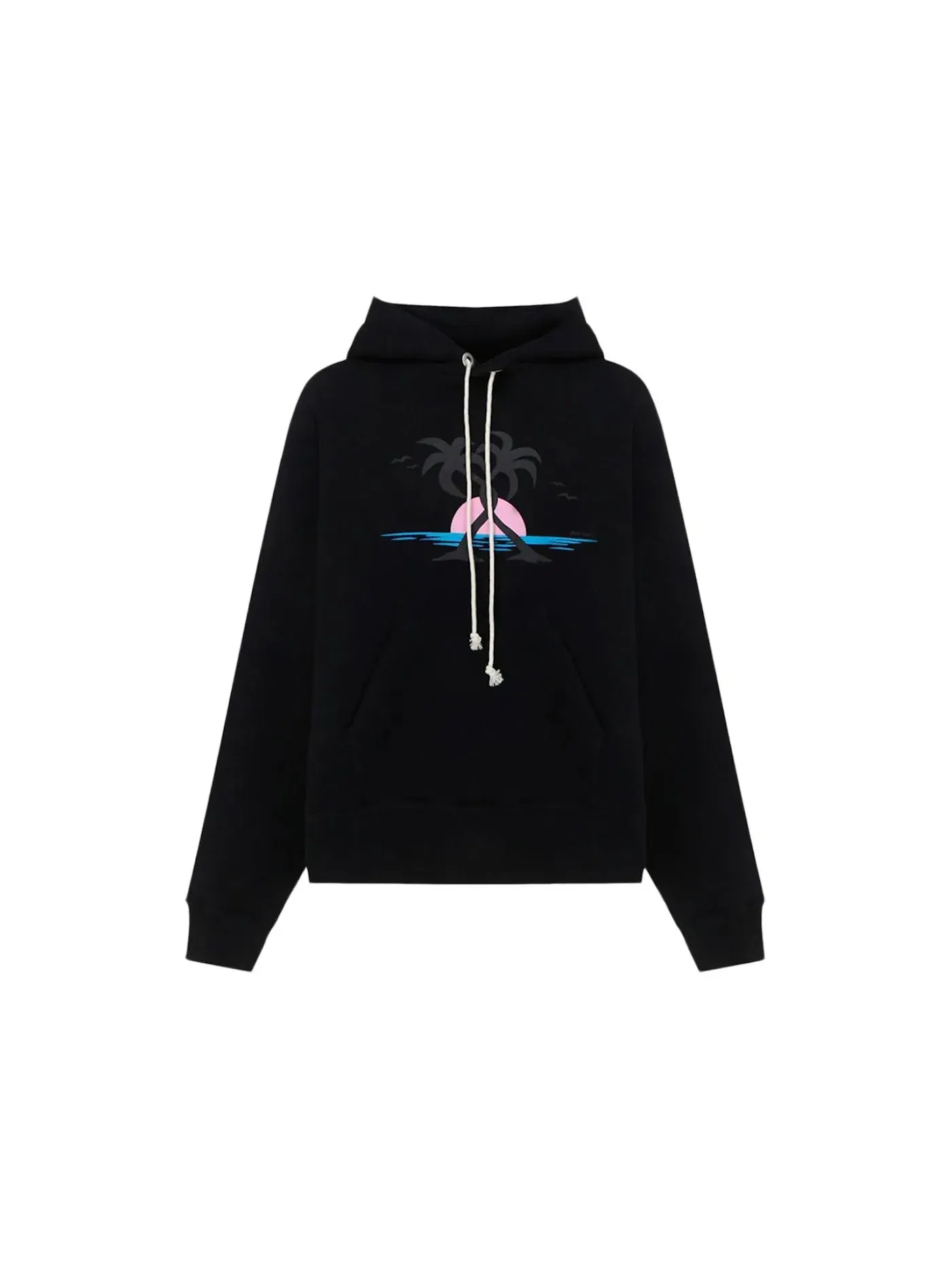 Мужской худи Hugging Hoodie Palm Angels — изображение 1 из 1, черный