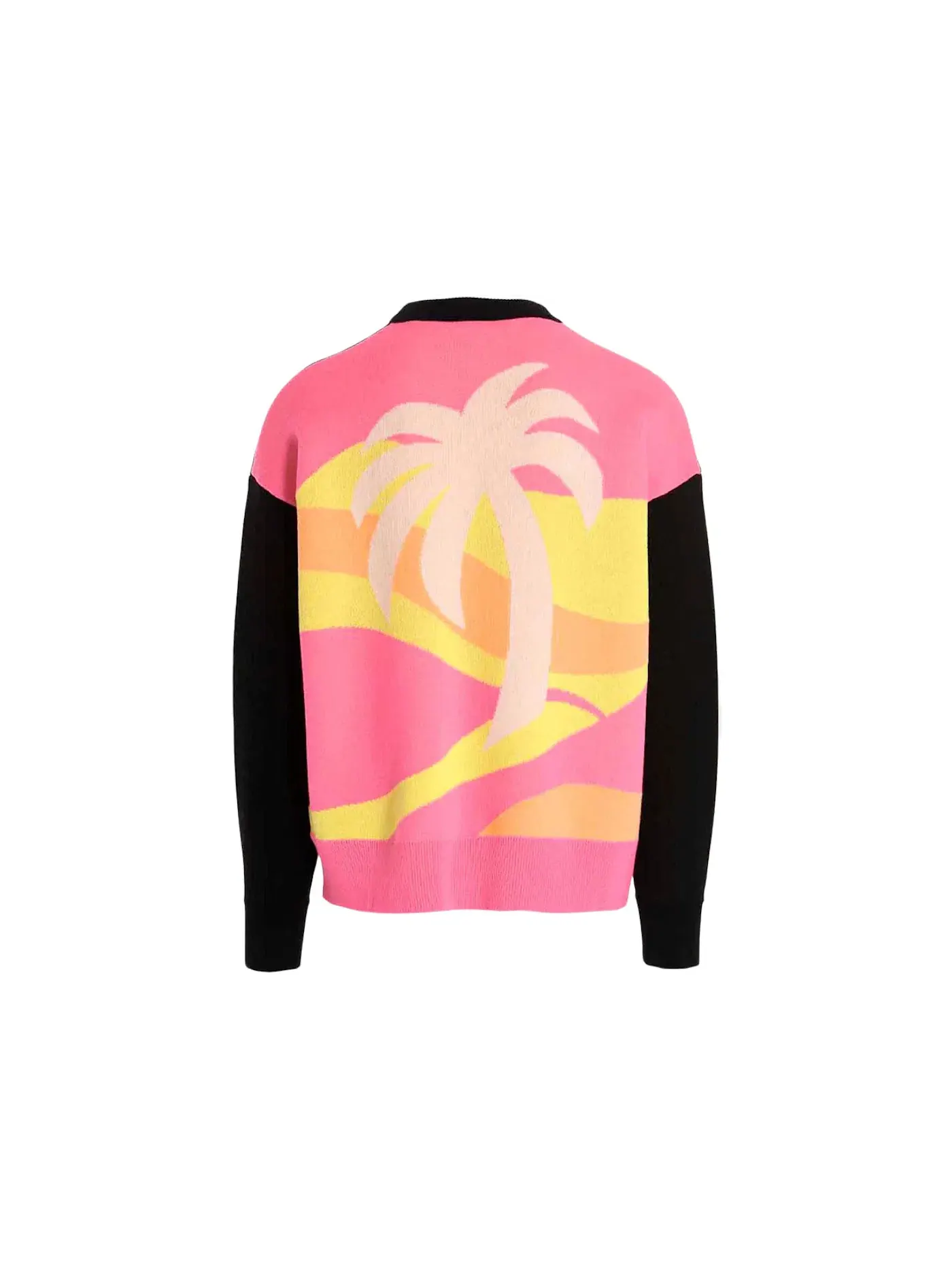 Мужской свитер с принтом Palm Angels Sweater — изображение 2 из 2, черный/мульти