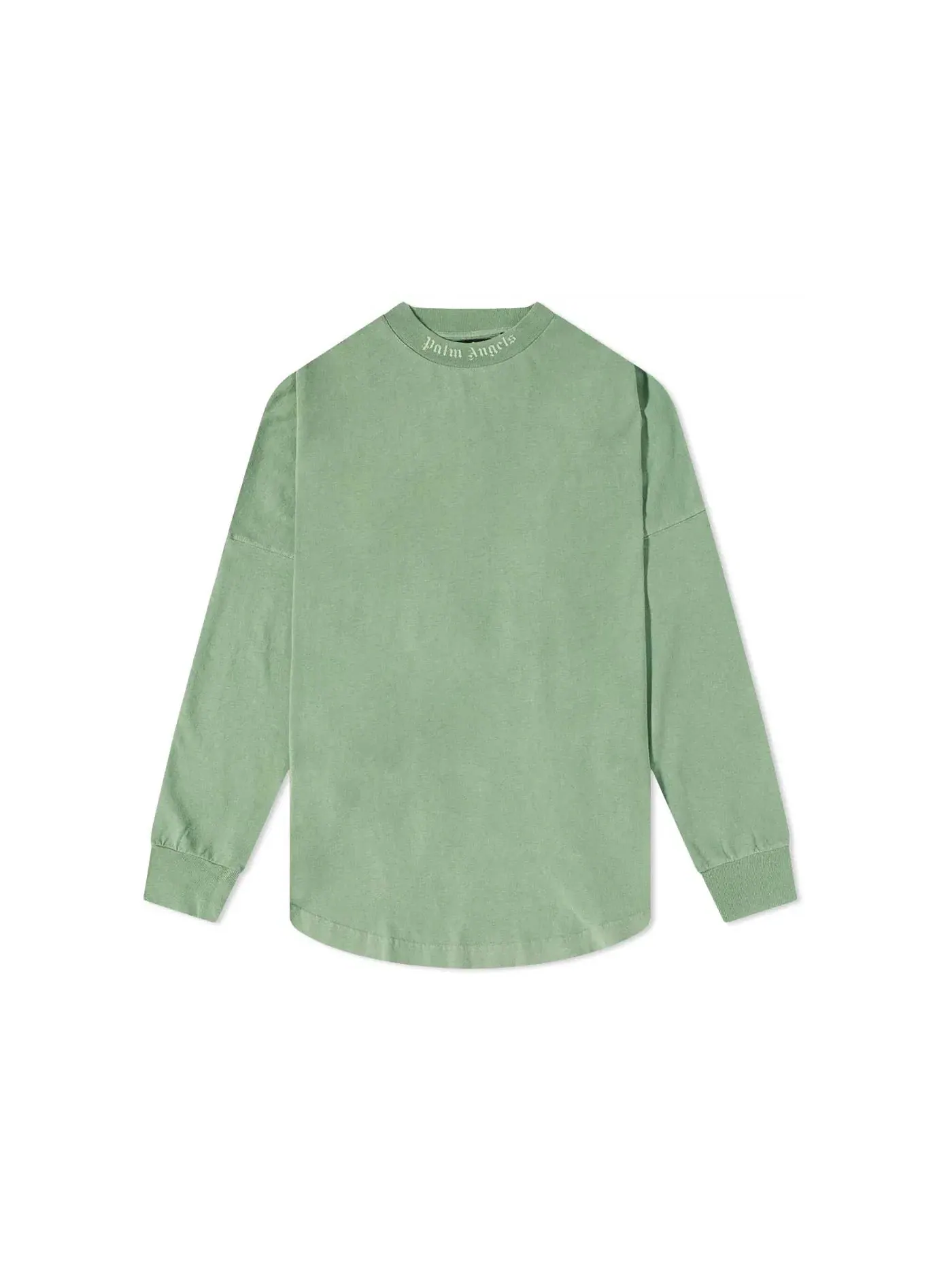 Мужская футболка с длинным рукавом Palm Angels T-shirt — изображение 1 из 2, зеленый