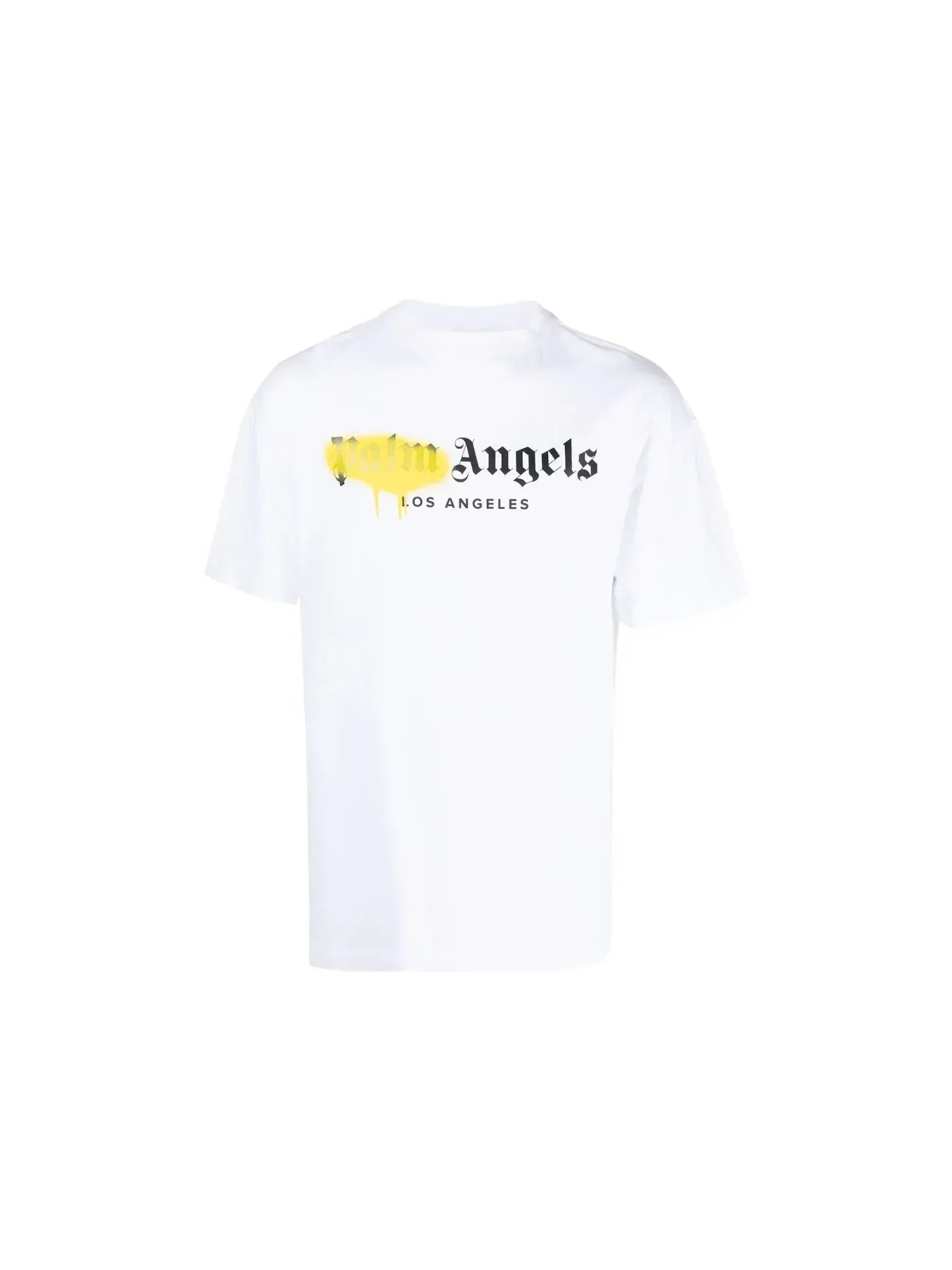 Мужская футболка с принтом Palm Angels LA Logo Print T-Shirt — изображение 1 из 1, белый