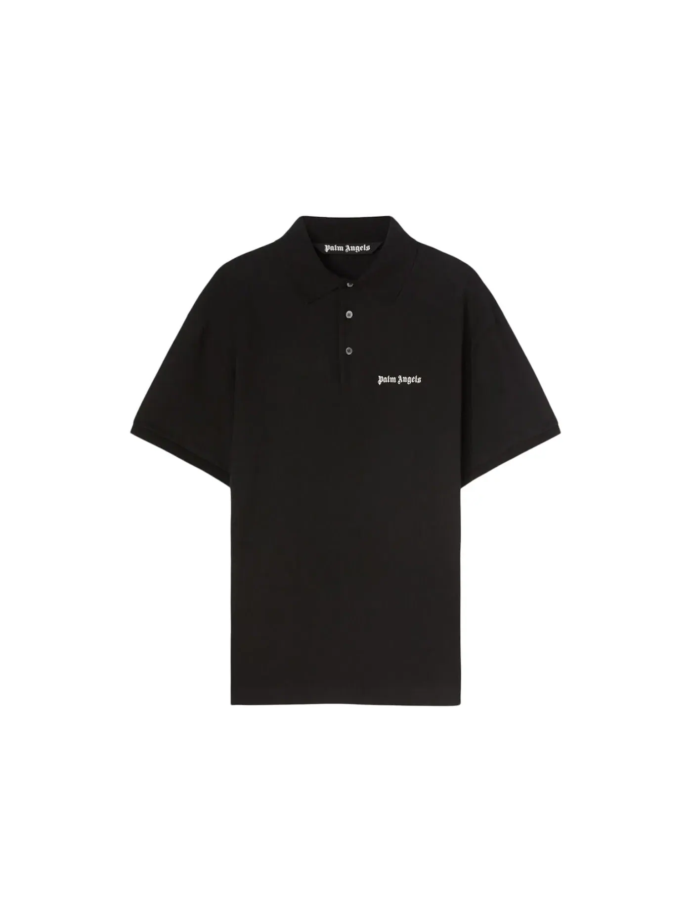 Мужское поло с вышивкой логотипа Polo Palm Angels — изображение 1 из 1, черный