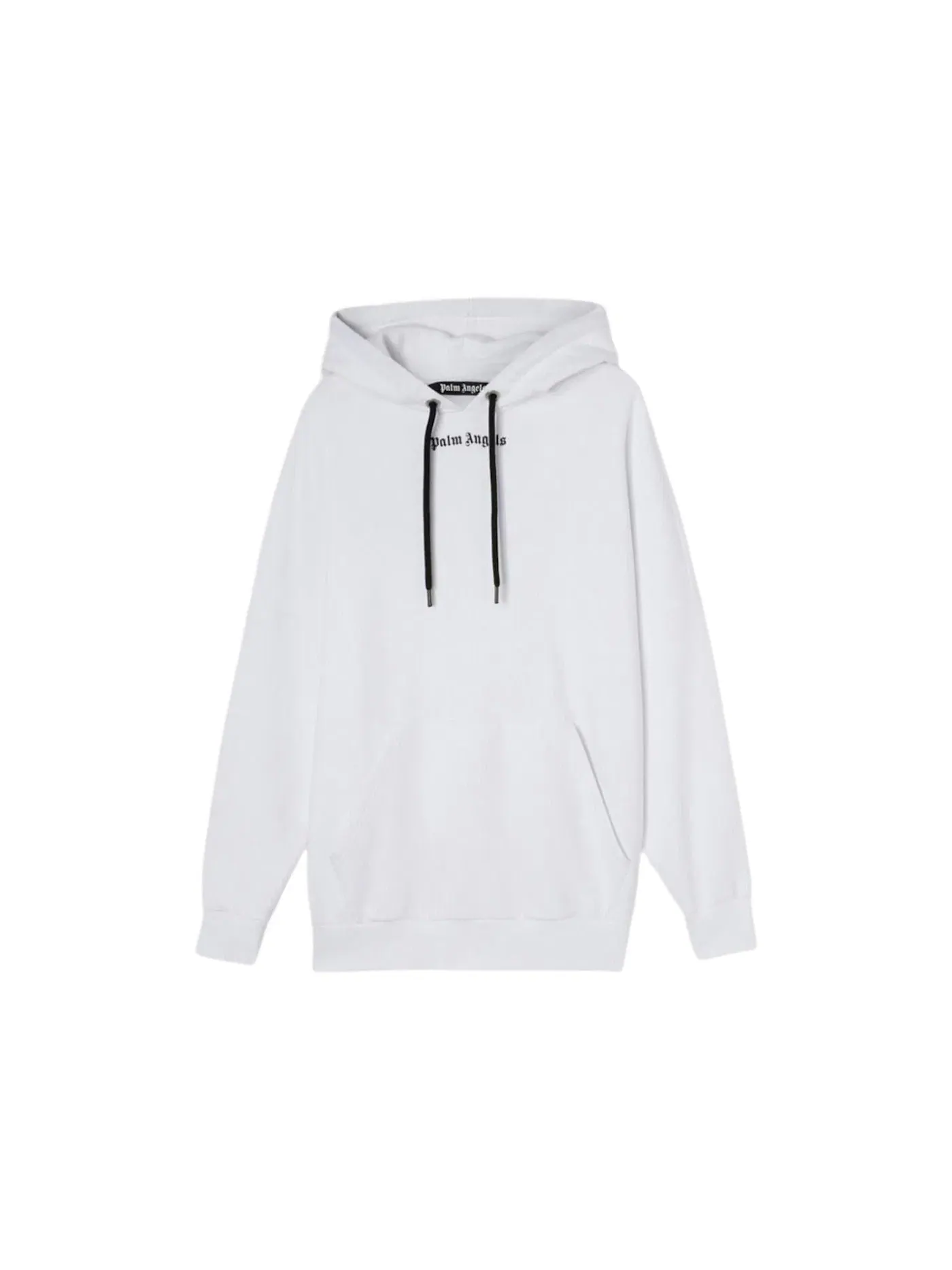 Мужской худи с принтом Logo Hoodie Palm Angels — изображение 1 из 1, белый/черный