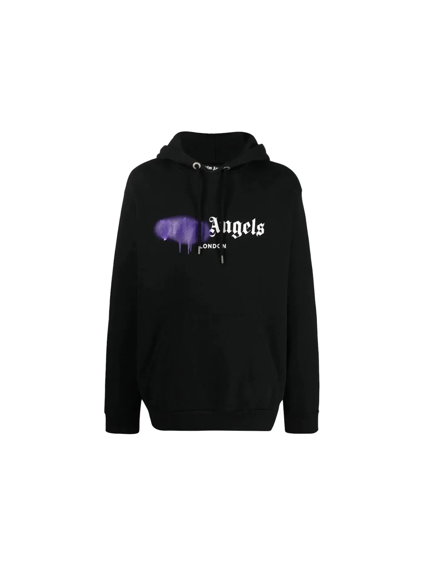 Мужской худи с принтом Palm Angels Hoodie — изображение 1 из 2, черный