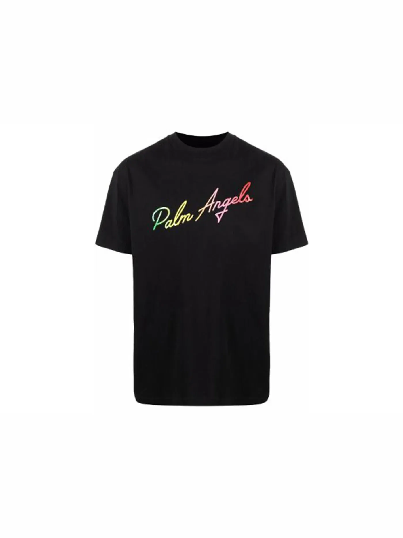 Мужская футболка с принтом Palm Angels T-Shirt — изображение 1 из 1, черный/мульти