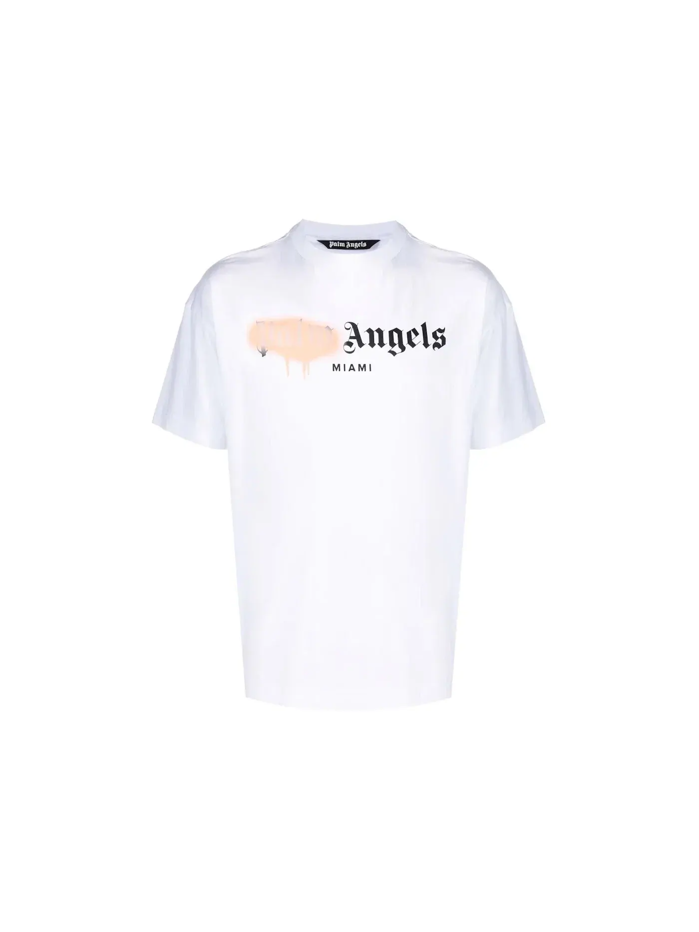 Мужская футболка с принтом Palm Angels — изображение 1 из 1, белый