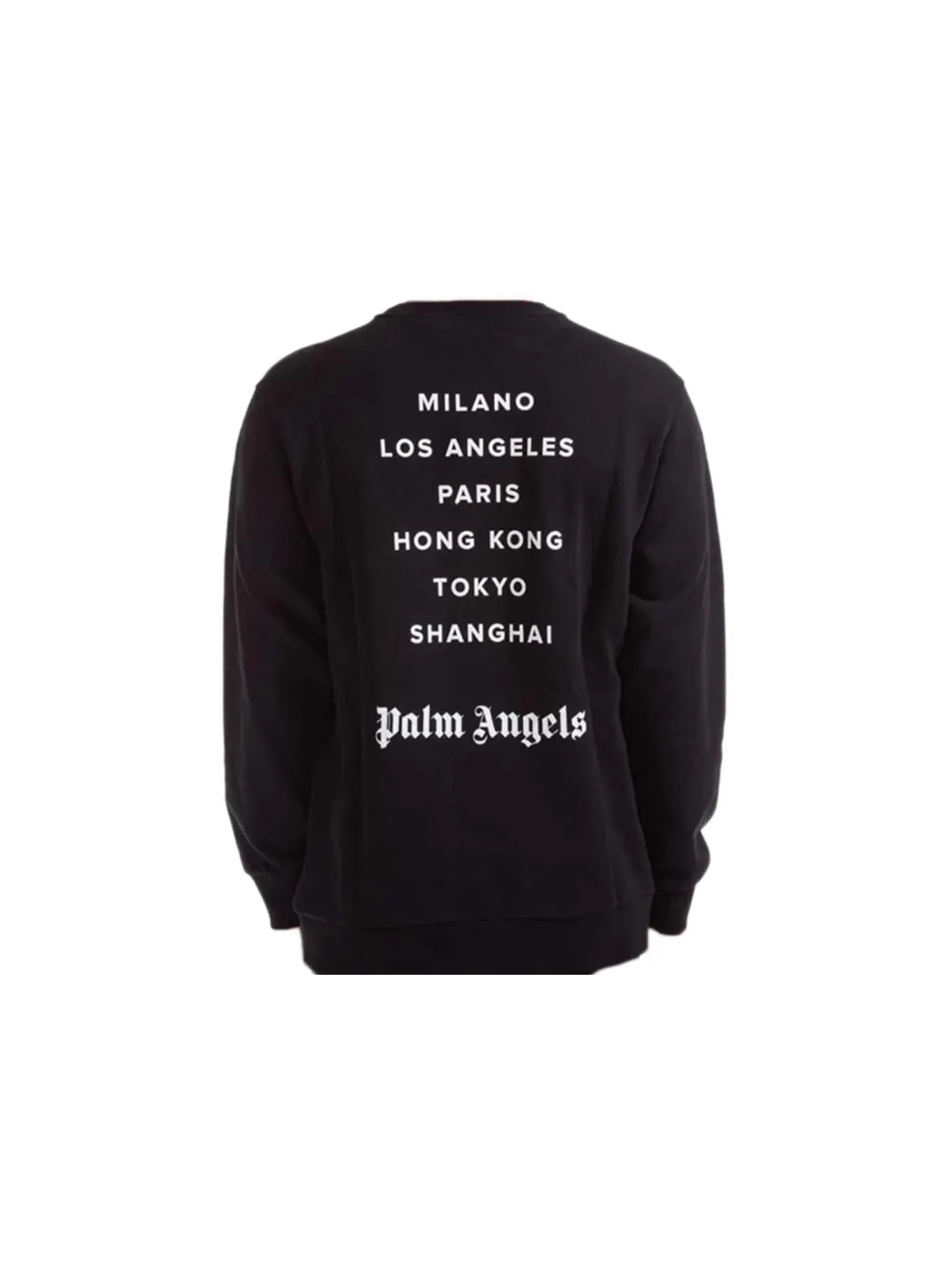 Мужской свитшот с принтом Palm Angels — изображение 2 из 2, черный