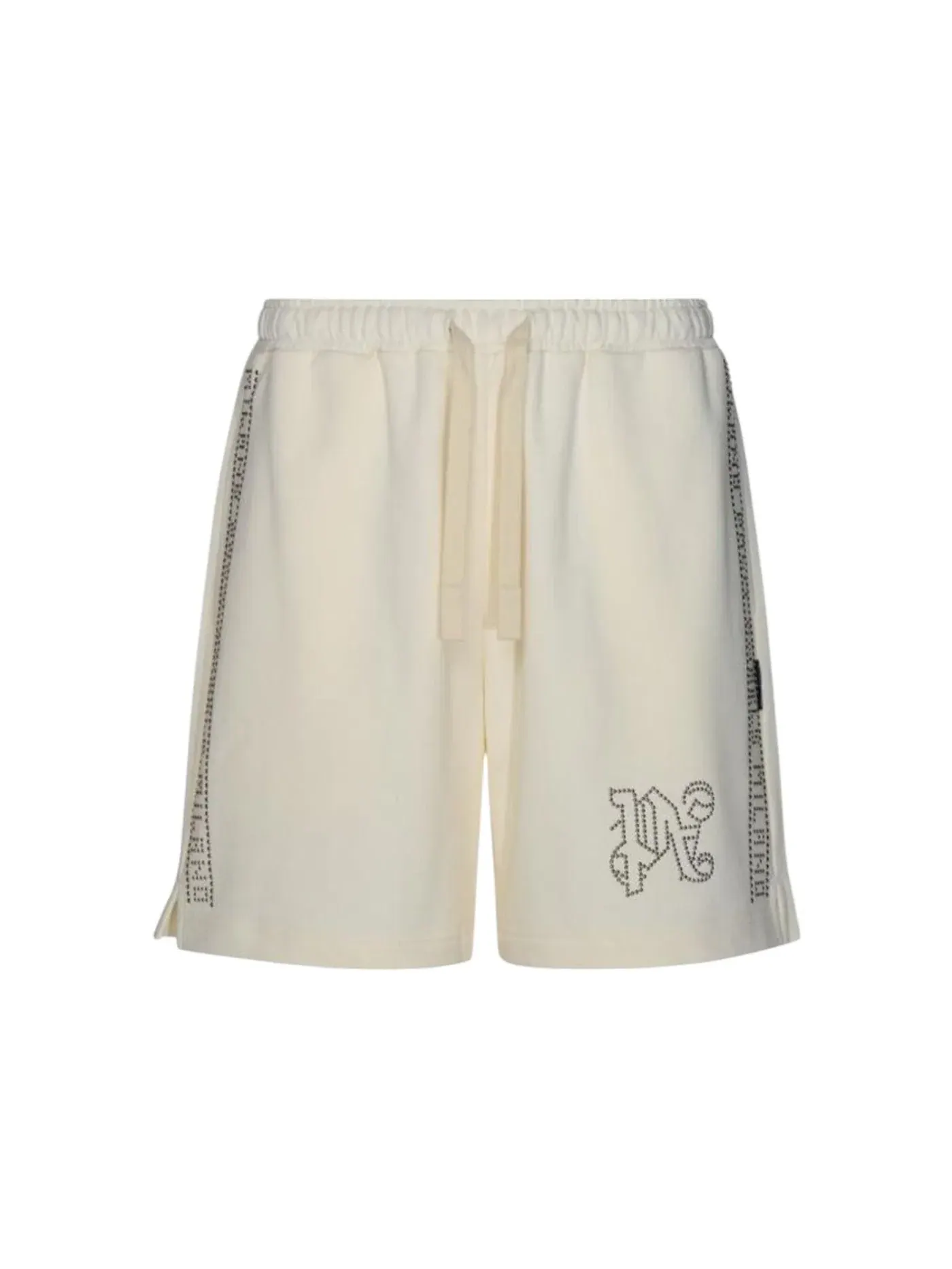 Мужские шорты с принтом Monogram Stud Palm Angels — изображение 1 из 2, белый
