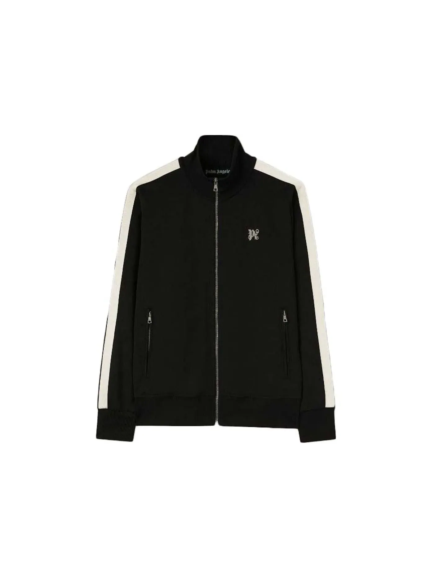 Мужская куртка с принтом Monogram Track Palm Angels — изображение 1 из 1, черный/белый