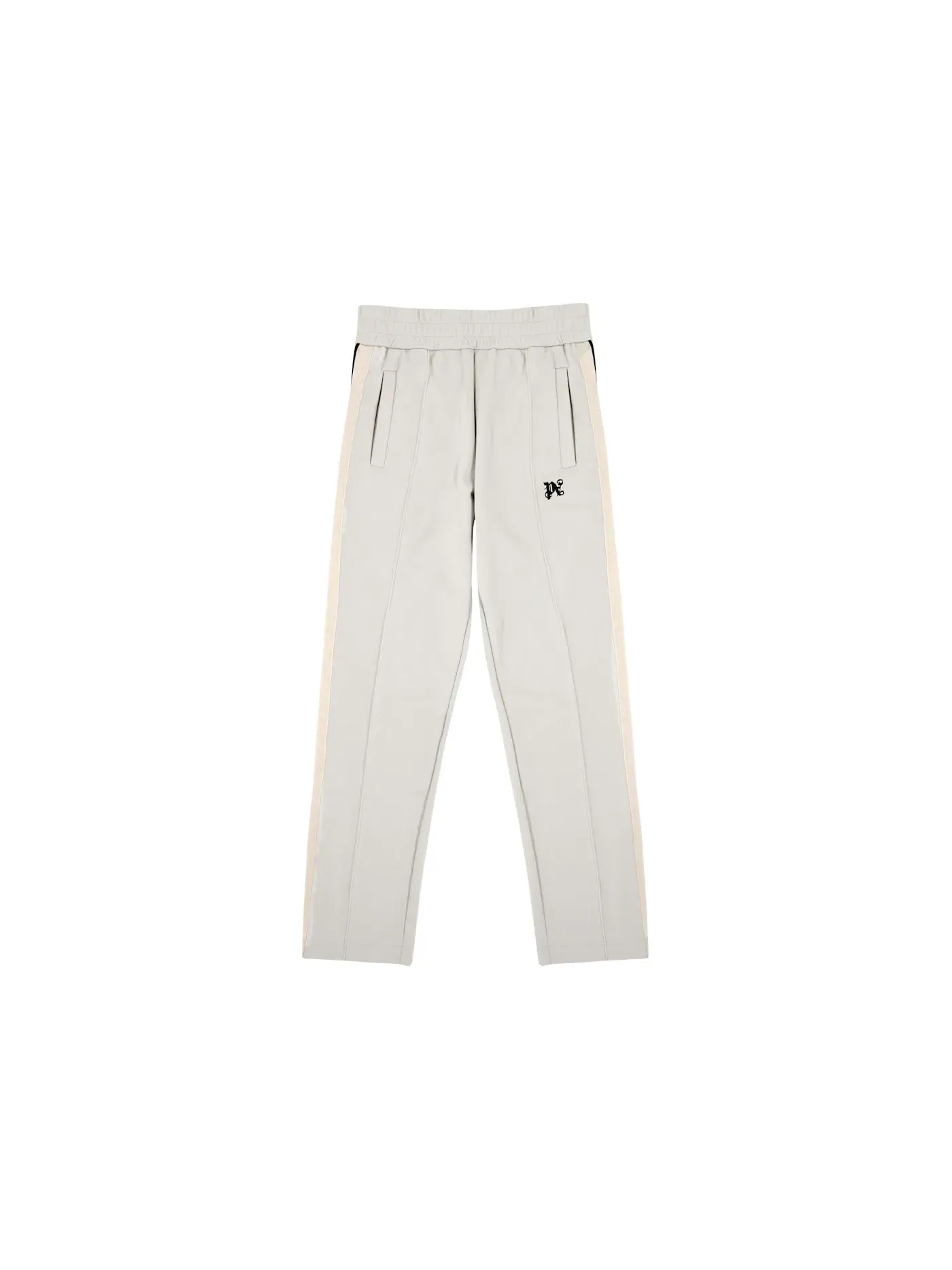 Мужские спортивные штаны с принтом Track Pants Palm Angels — изображение 1 из 1, светлый серый/черный