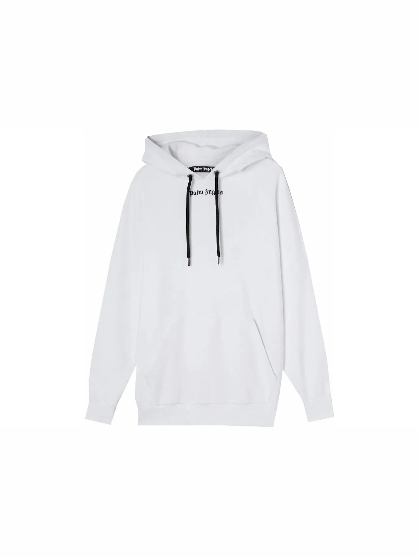 Мужской худи с капюшоном с принтом Over The Head Logo Palm Angels — изображение 1 из 2, белый/черный