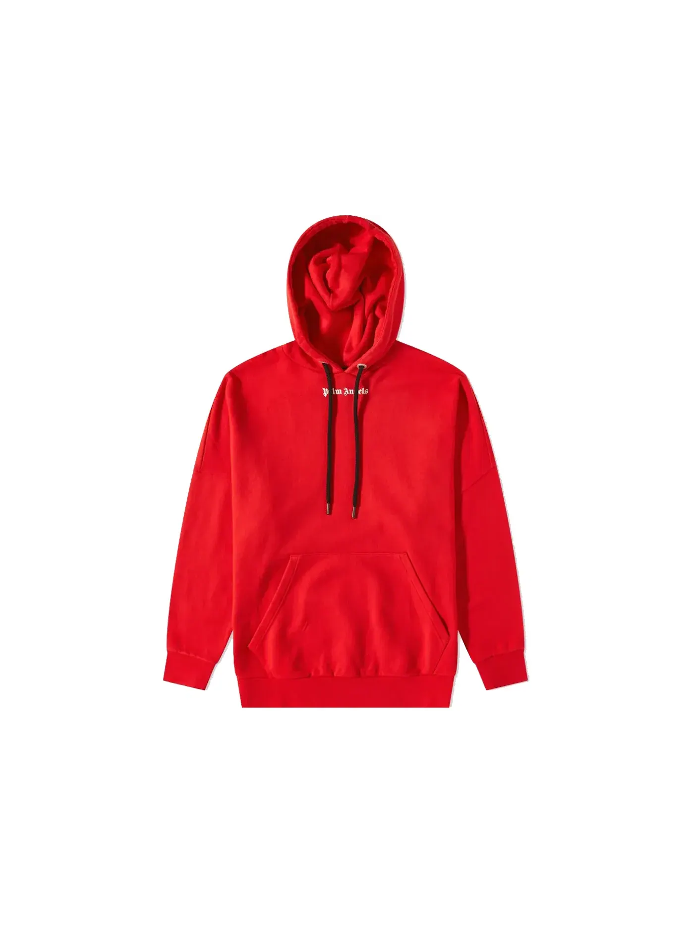 Мужской свитшот с принтом Oversized Logo Popover Palm Angels — изображение 1 из 2, красный/белый