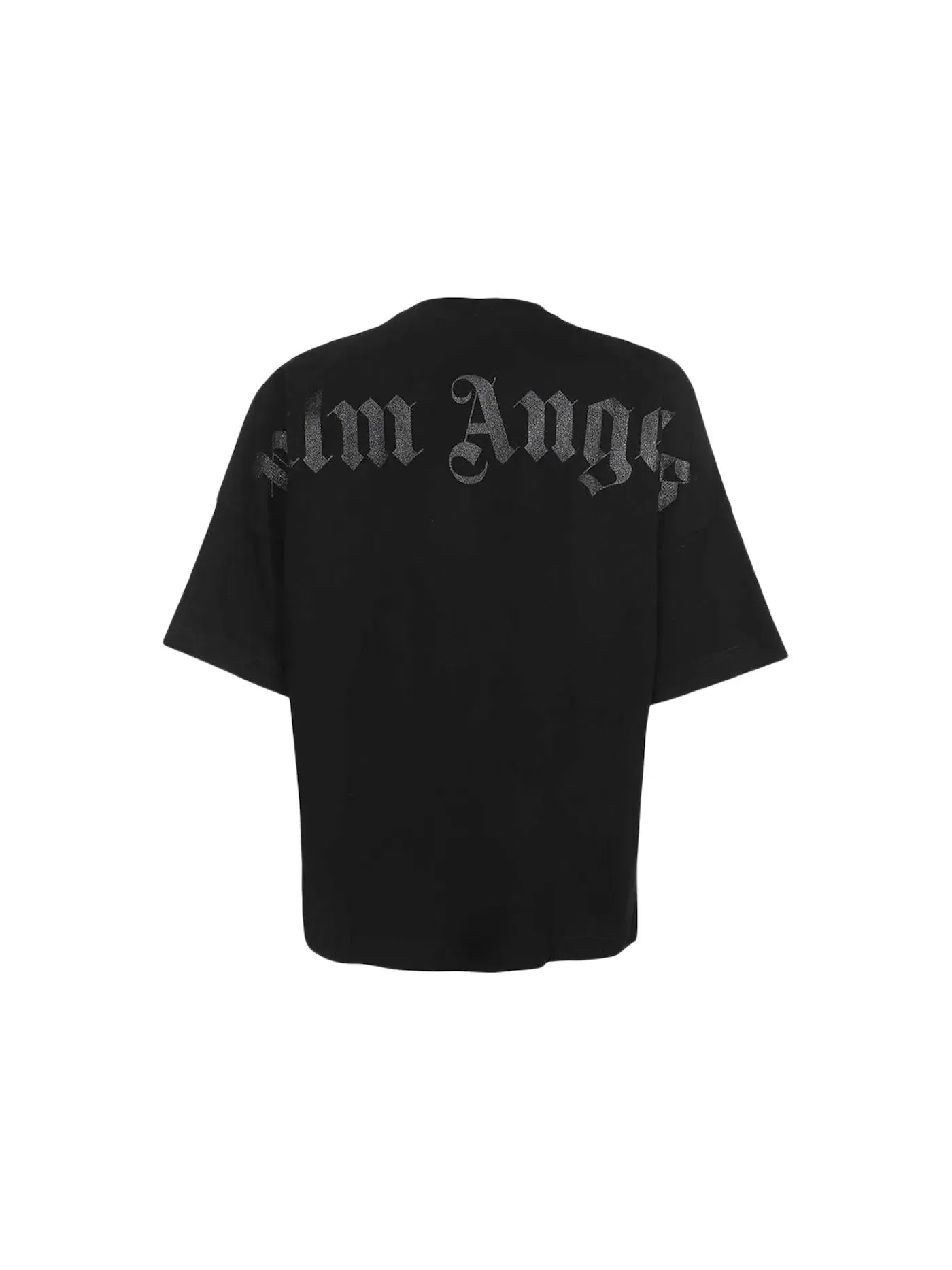 Мужская футболка оверсайз с принтом Palm Angels — изображение 2 из 2, черный/черный