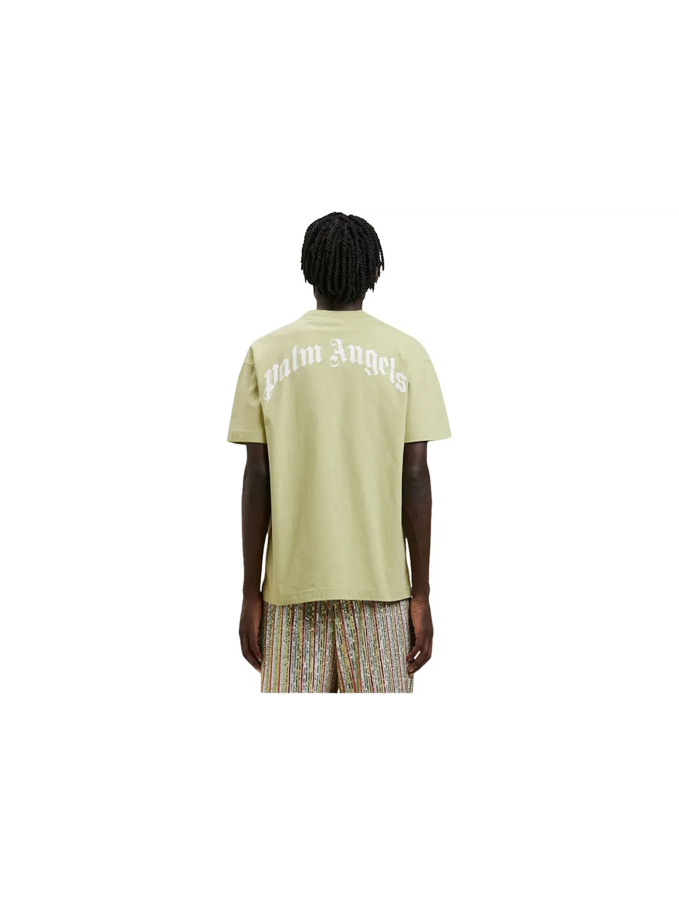 Мужская футболка с принтом Palm Angels T-Shirt — изображение 2 из 2, коричневый