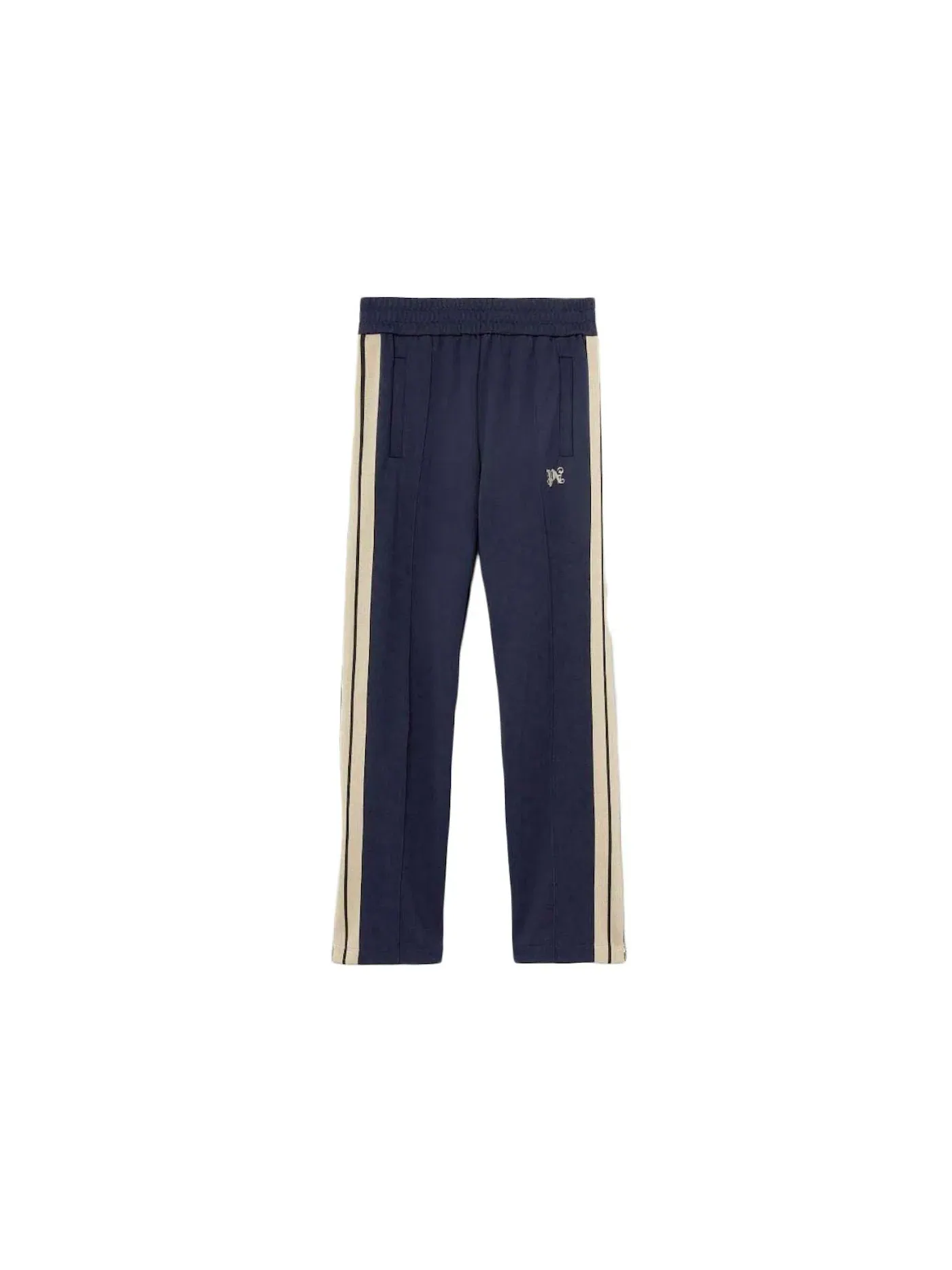 Мужские спортивные штаны с логотипом Palm Angels Trackpants Palm Angels, Marine/Creme — изображение 1 из 1