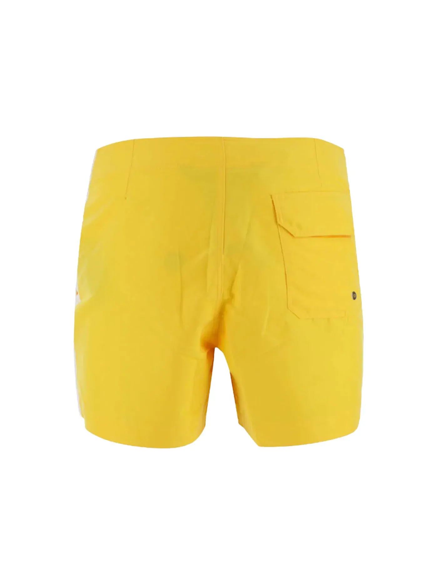 Мужские шорты с принтом Palm Angels Shorts — изображение 2 из 2, желтый/белый
