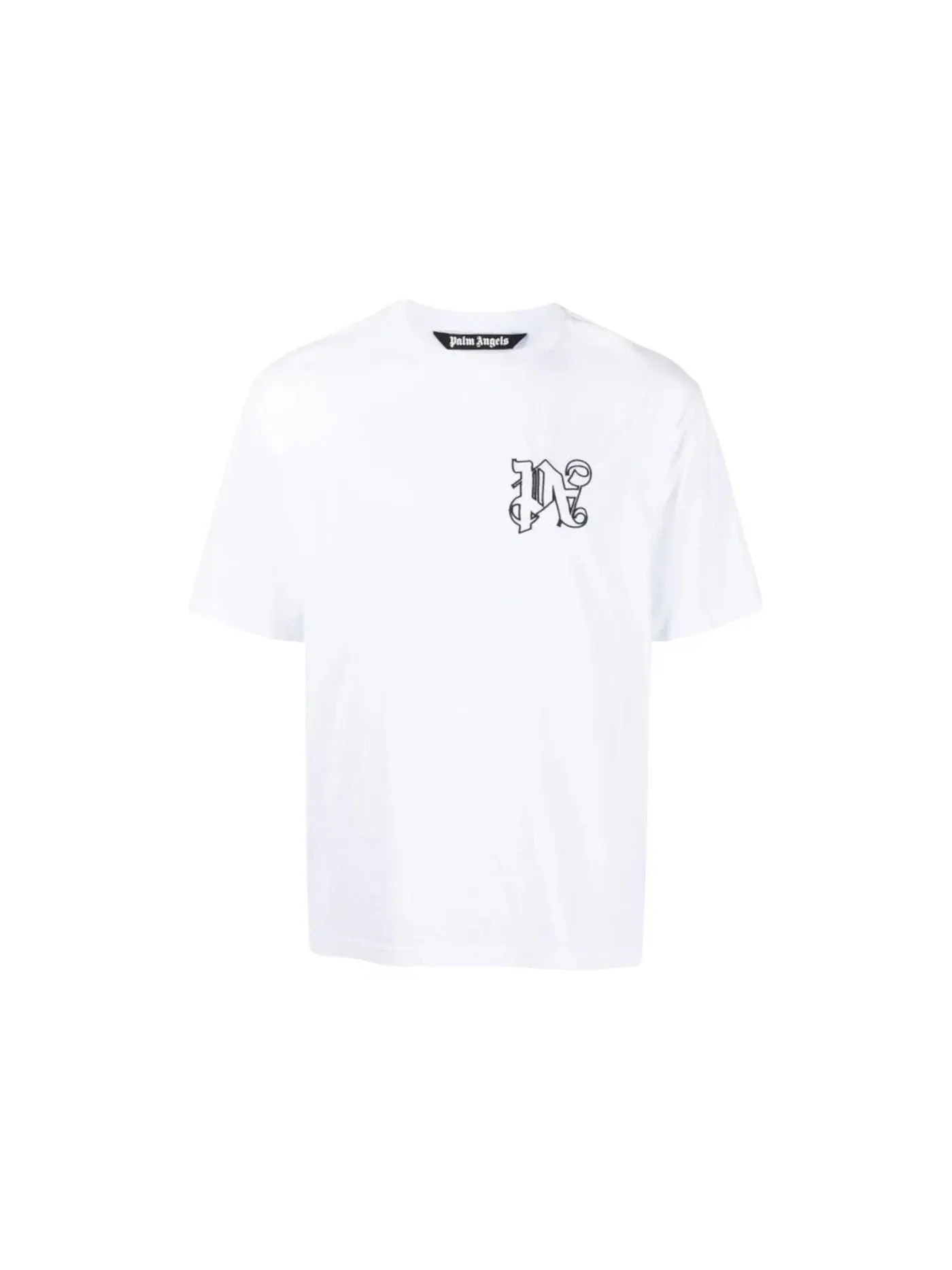 Мужская футболка с логотипом Palm Angels T-shirt — изображение 1 из 1, синий