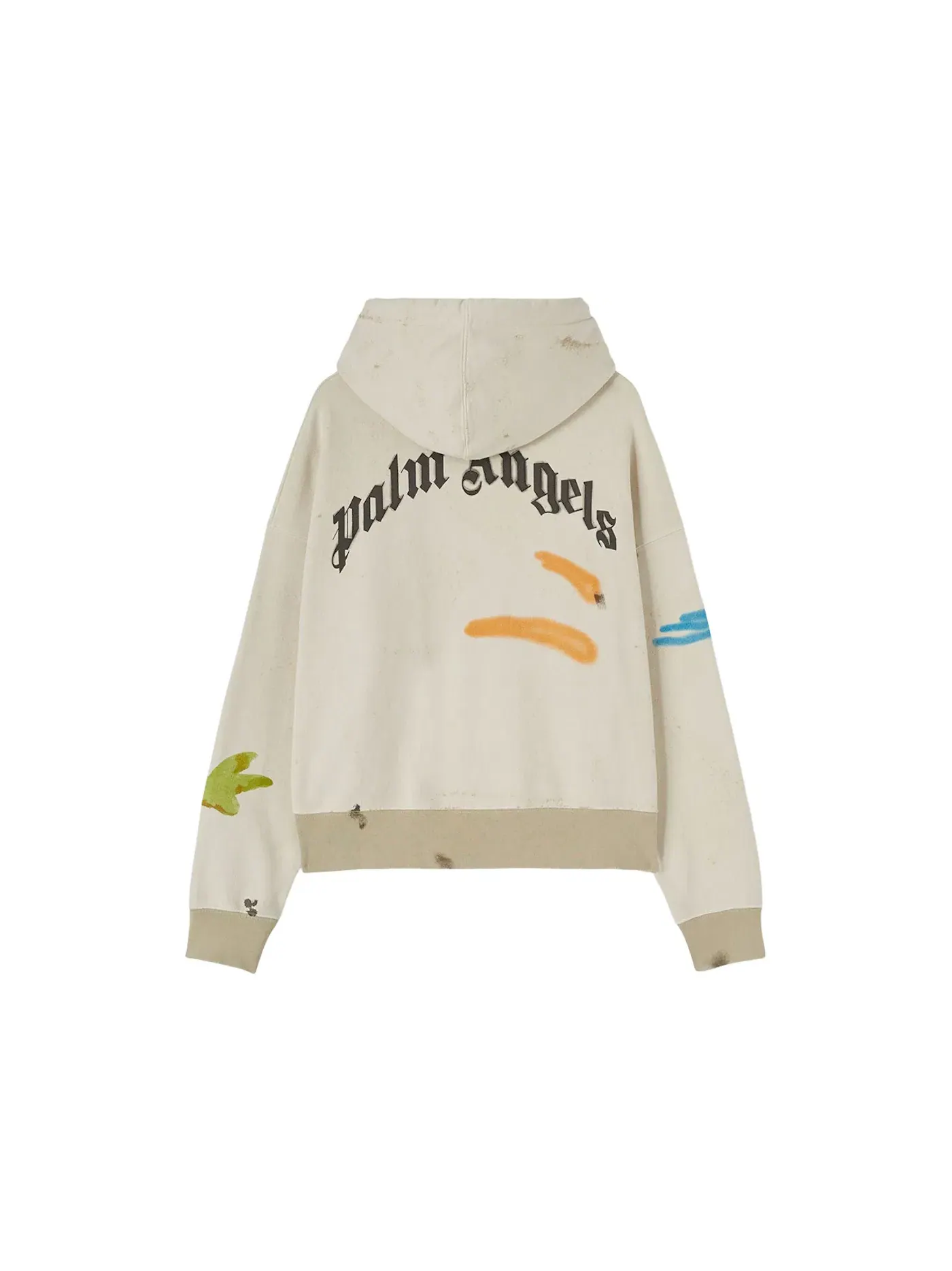Мужское худи с принтом Palm Angels Palm Neon — изображение 2 из 2, белый/мульти