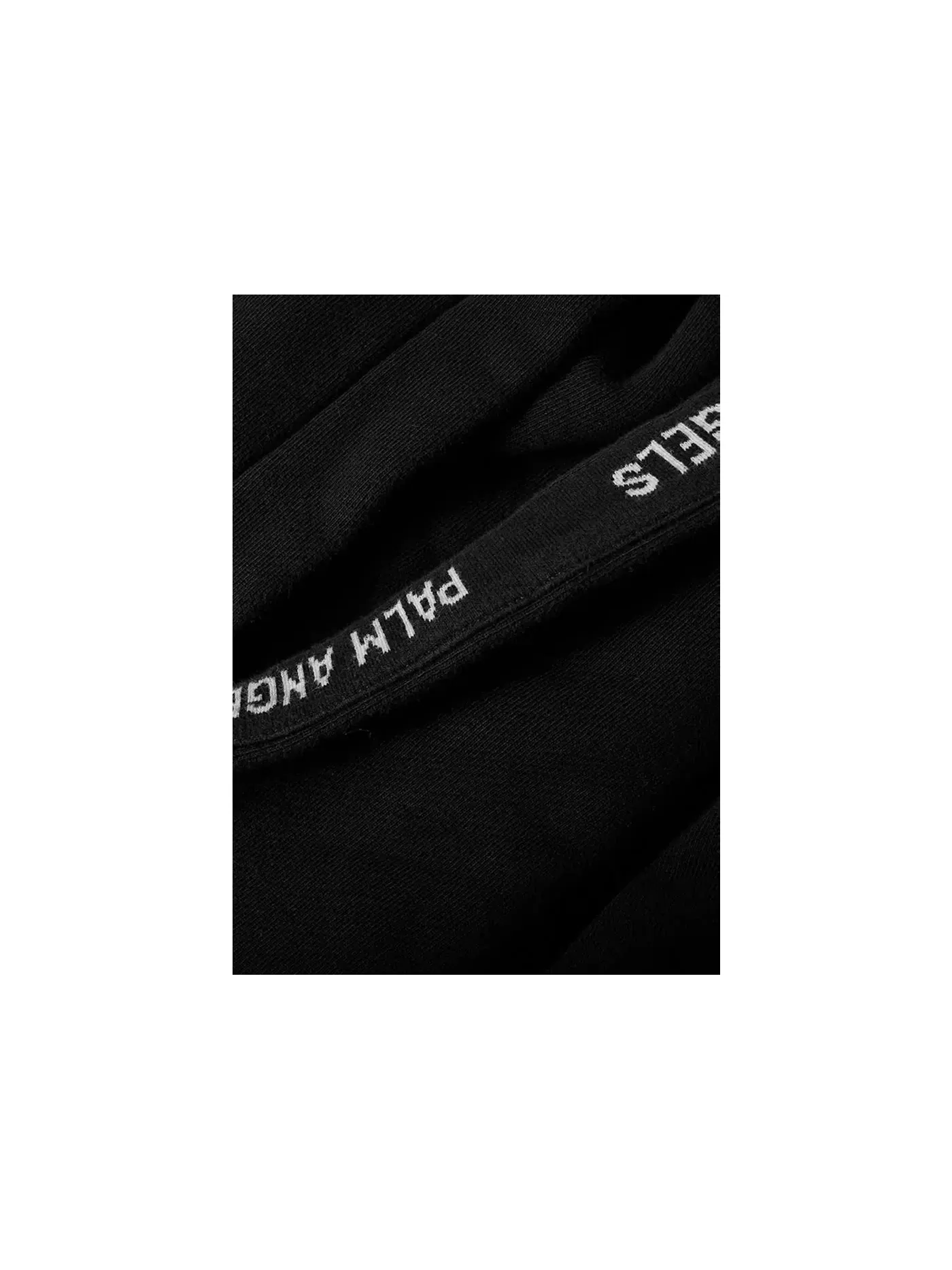 Мужской худи с принтом Palm Patch Taping Popover Hoodie Palm Angels — изображение 3 из 3, черный