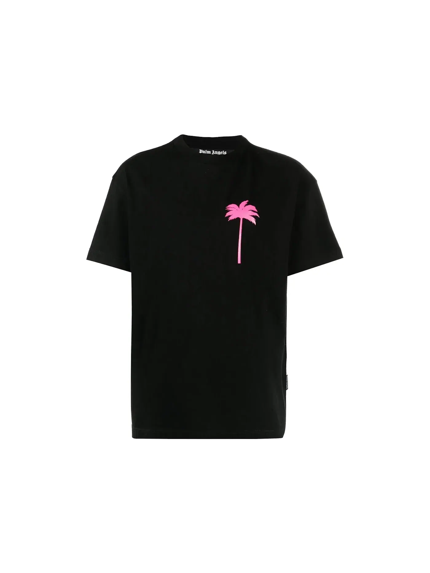 Мужская футболка с принтом Palm Tree Palm Angels — изображение 1 из 1, черный